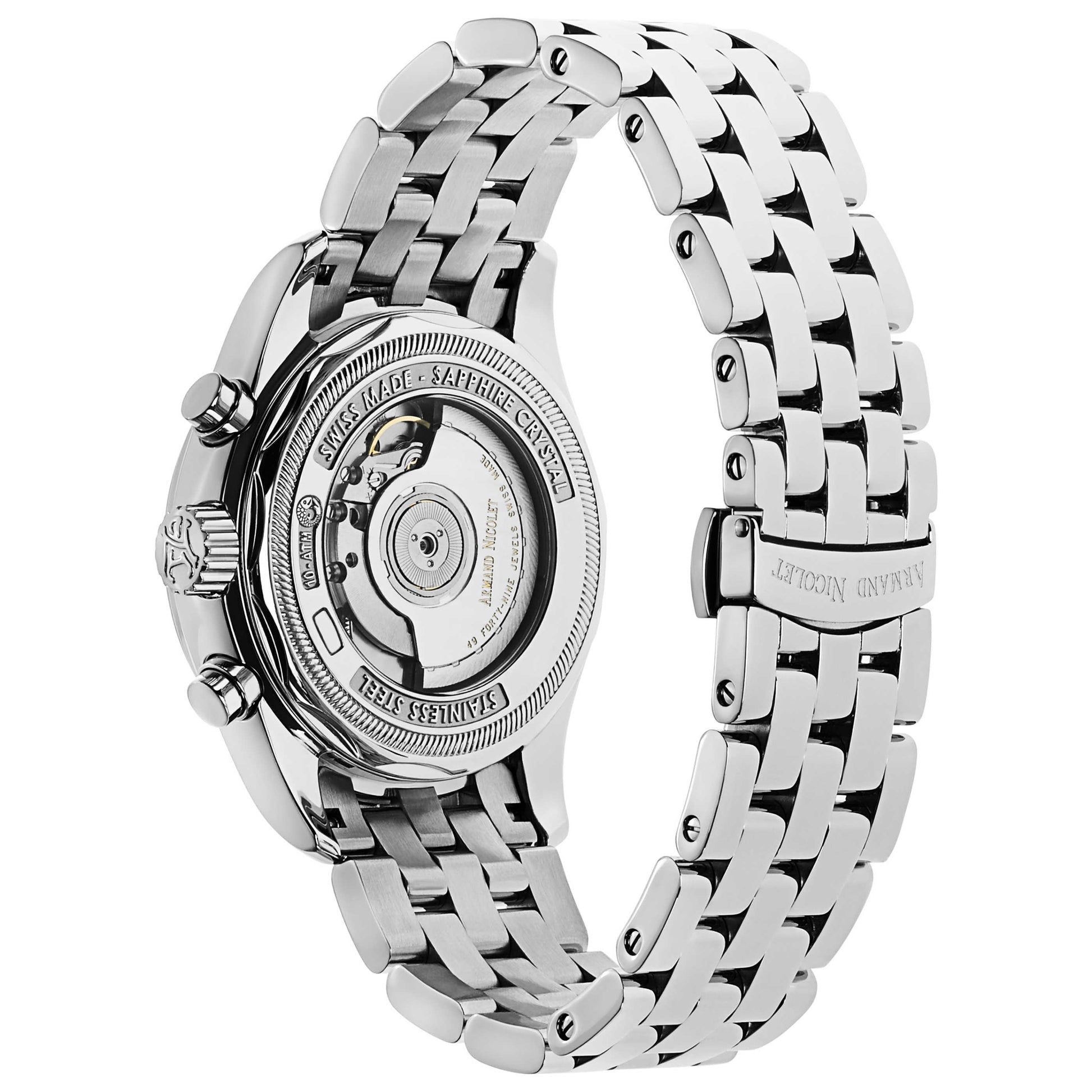 Armand Nicolet M02 Men's Automatic Watch 9648A-AG-M9140 - Image #2