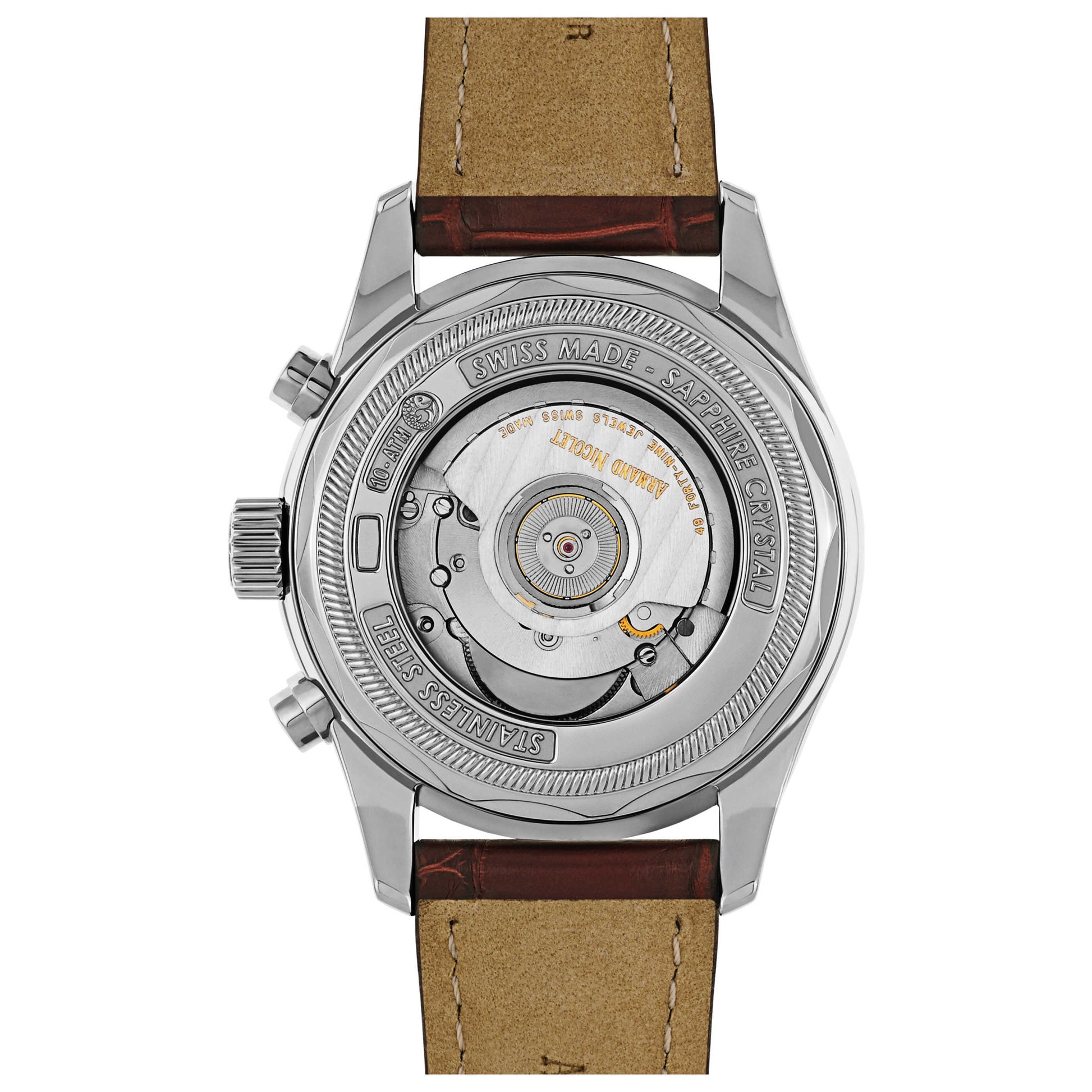 Armand Nicolet M02 Men's Automatic Watch 9648A2-AG-P974MR2 - Image #2