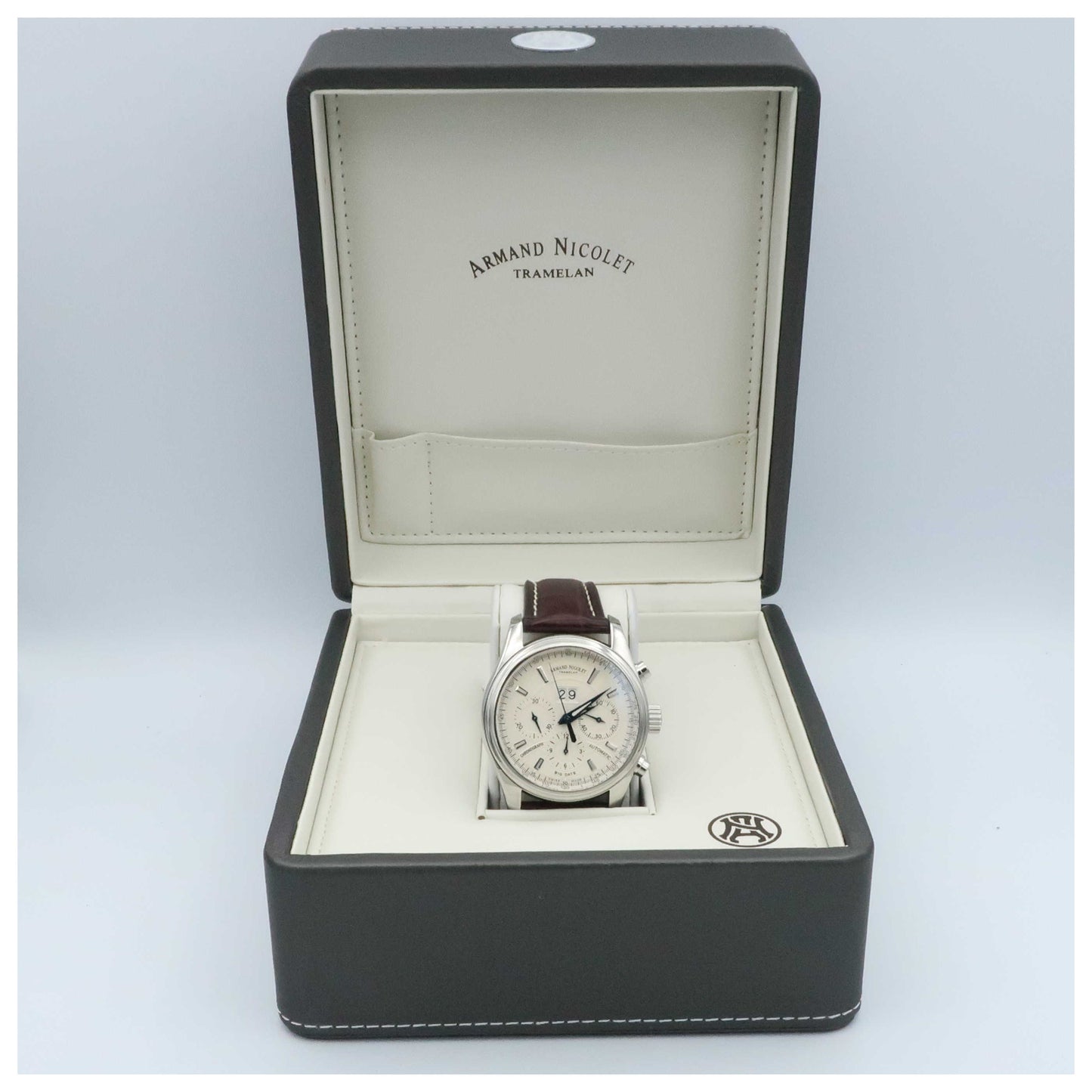 Armand Nicolet M02 Men's Automatic Watch 9648A2-AGP974MR2-SDV - Image #6