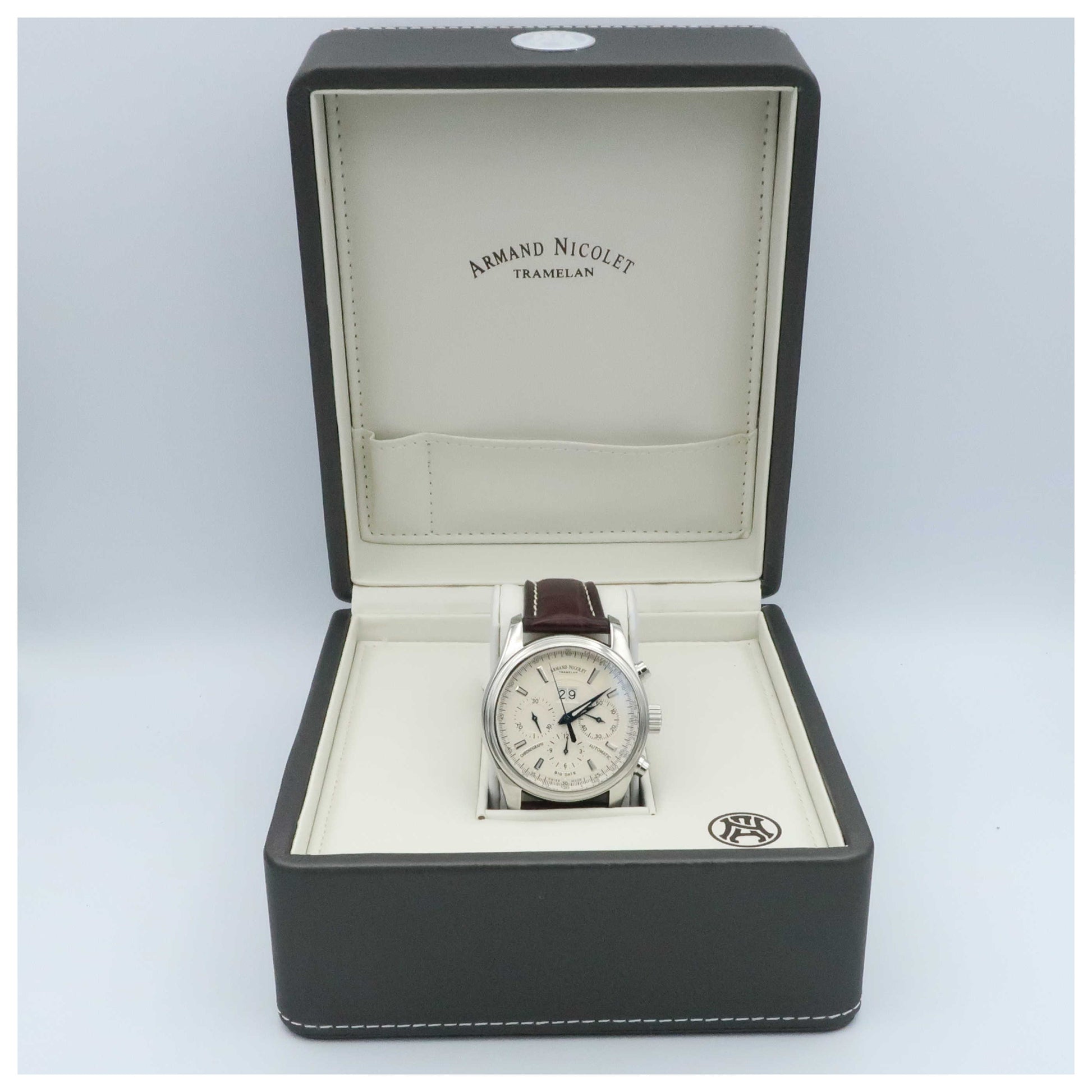 Armand Nicolet M02 Men's Automatic Watch 9648A2-AGP974MR2-SDV - Image #6