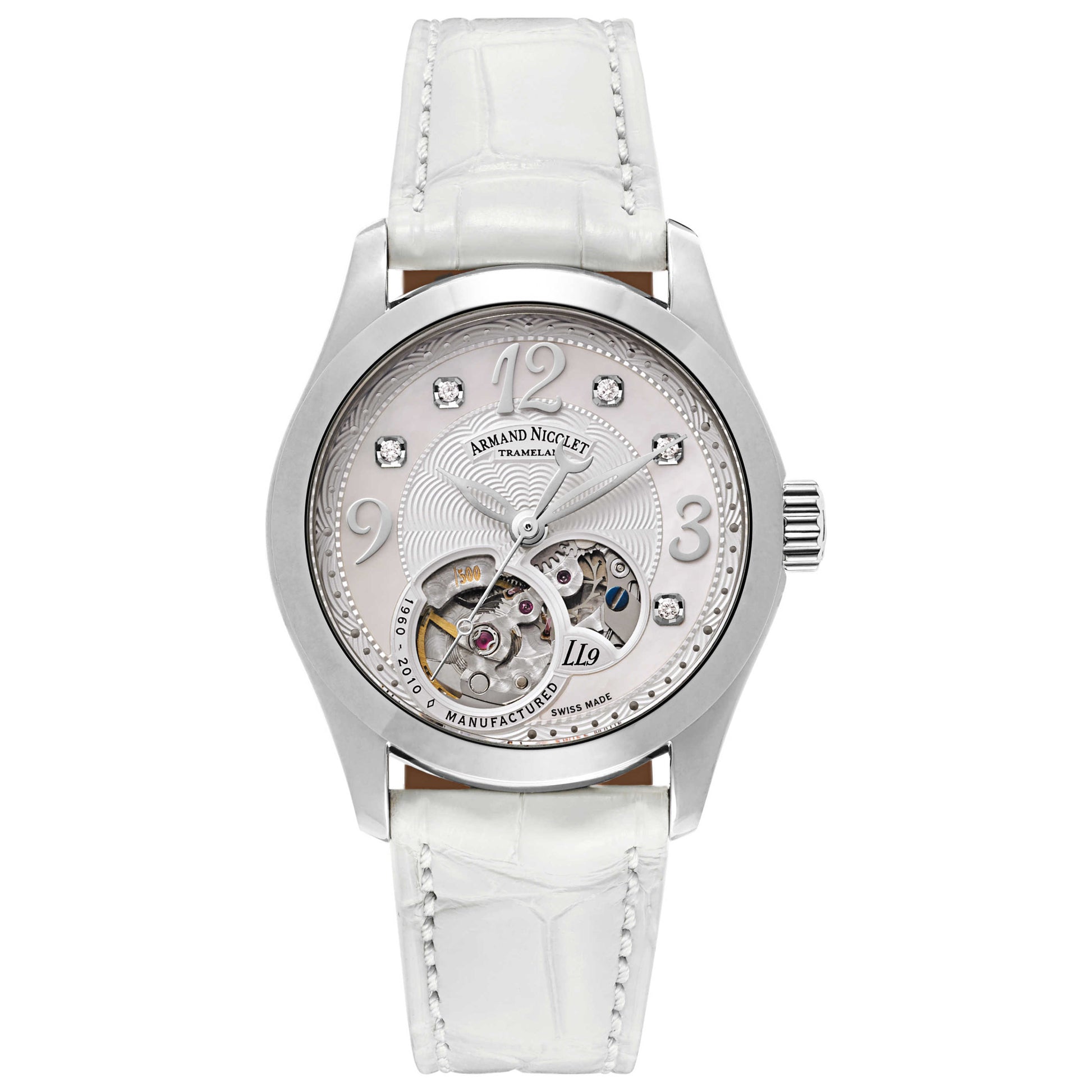 Front view of Armand Nicolet LL9 Women's Automatic Watch 9653A-AN-P953BC8