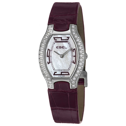 Front view of Ebel Beluga Tonneau Women's Swiss Quartz (Battery-Powered) Watch 9656G38-1912035203