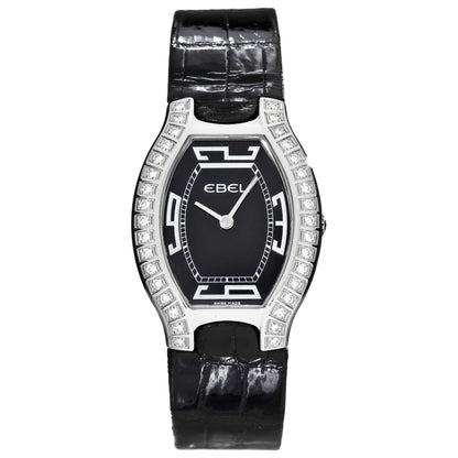 Front view of Ebel Beluga Tonneau Women's Swiss Quartz (Battery-Powered) Watch 9656G38-512035206