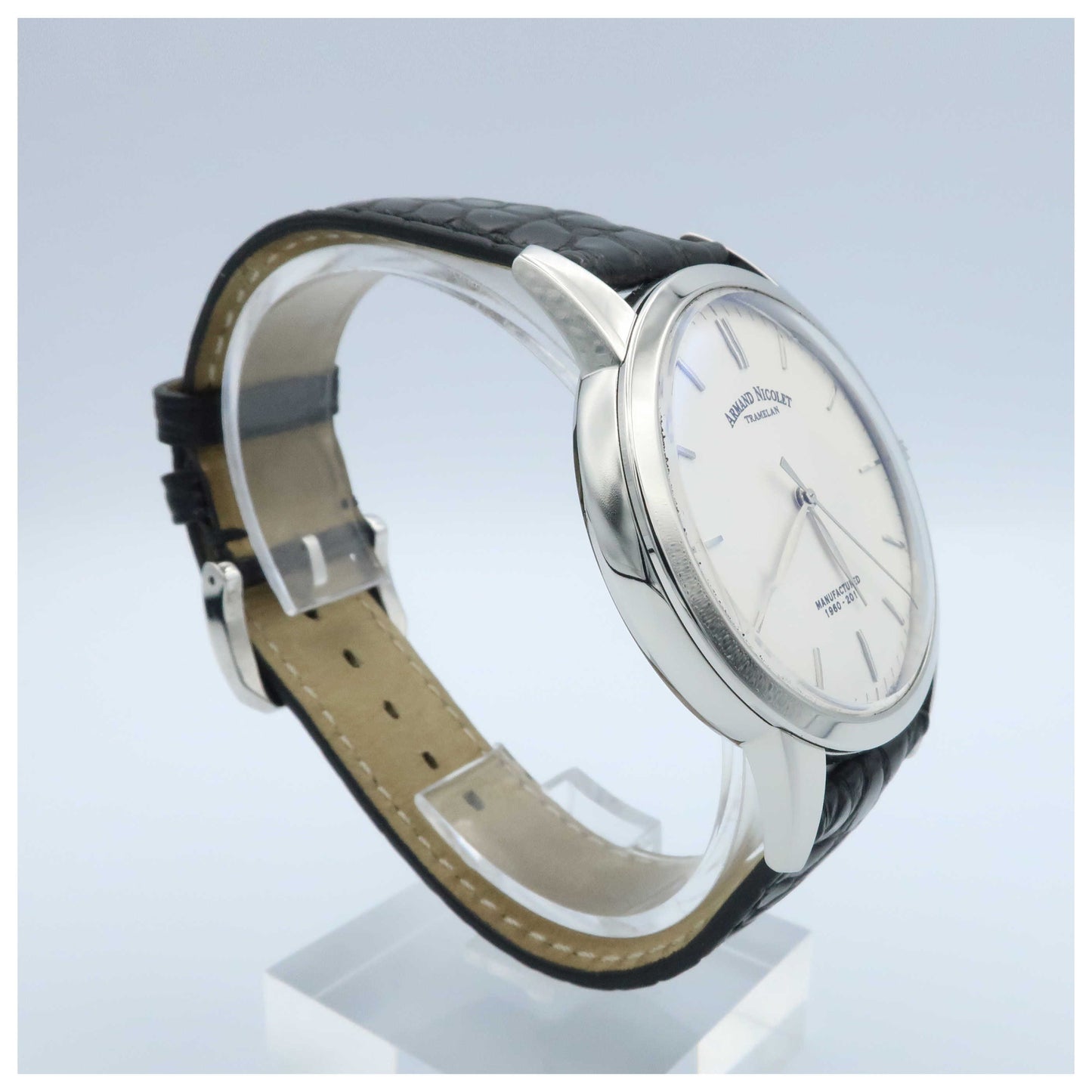 Armand Nicolet L10 Men's Manual-Wind Watch 9670A-AG-P670NR1-SD - Image #3