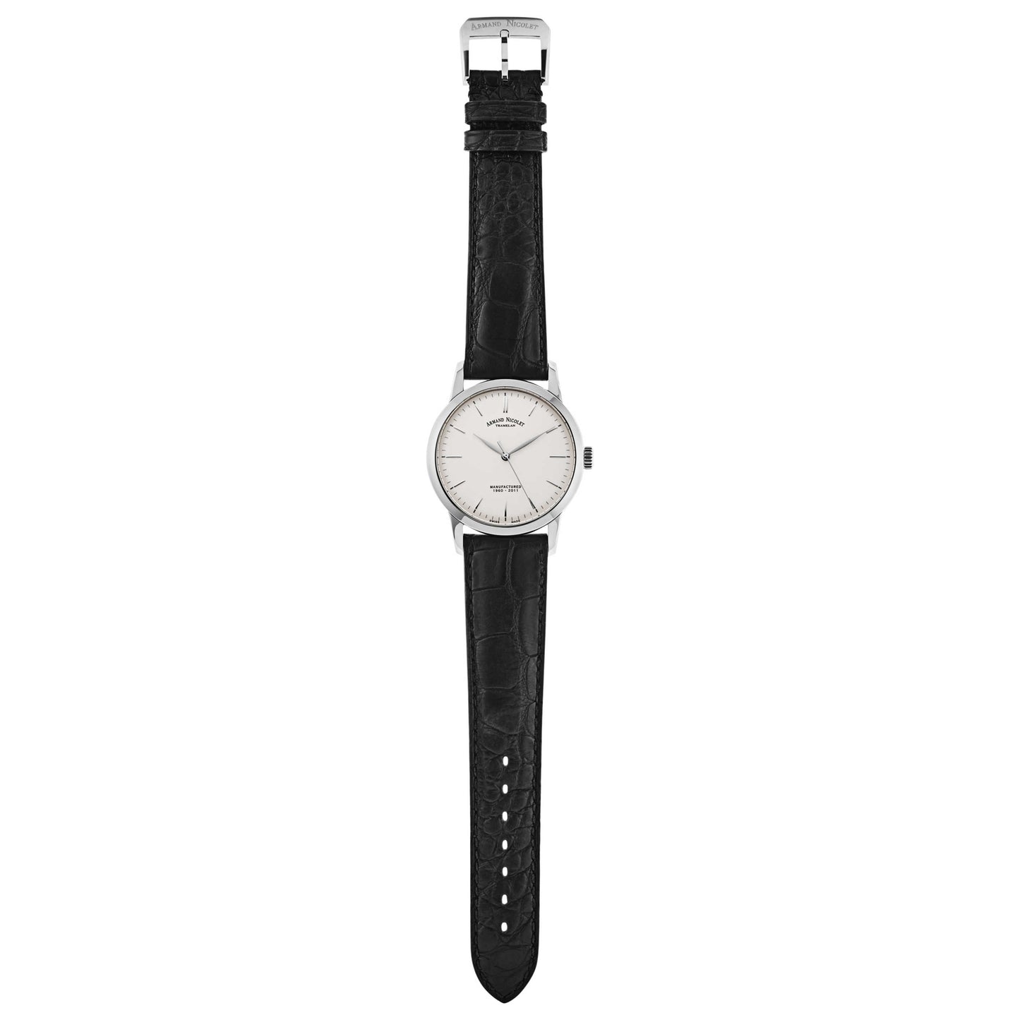 Armand Nicolet L10 Men's Manual-Wind Watch 9670A-AG-P670NR1 - Image #8