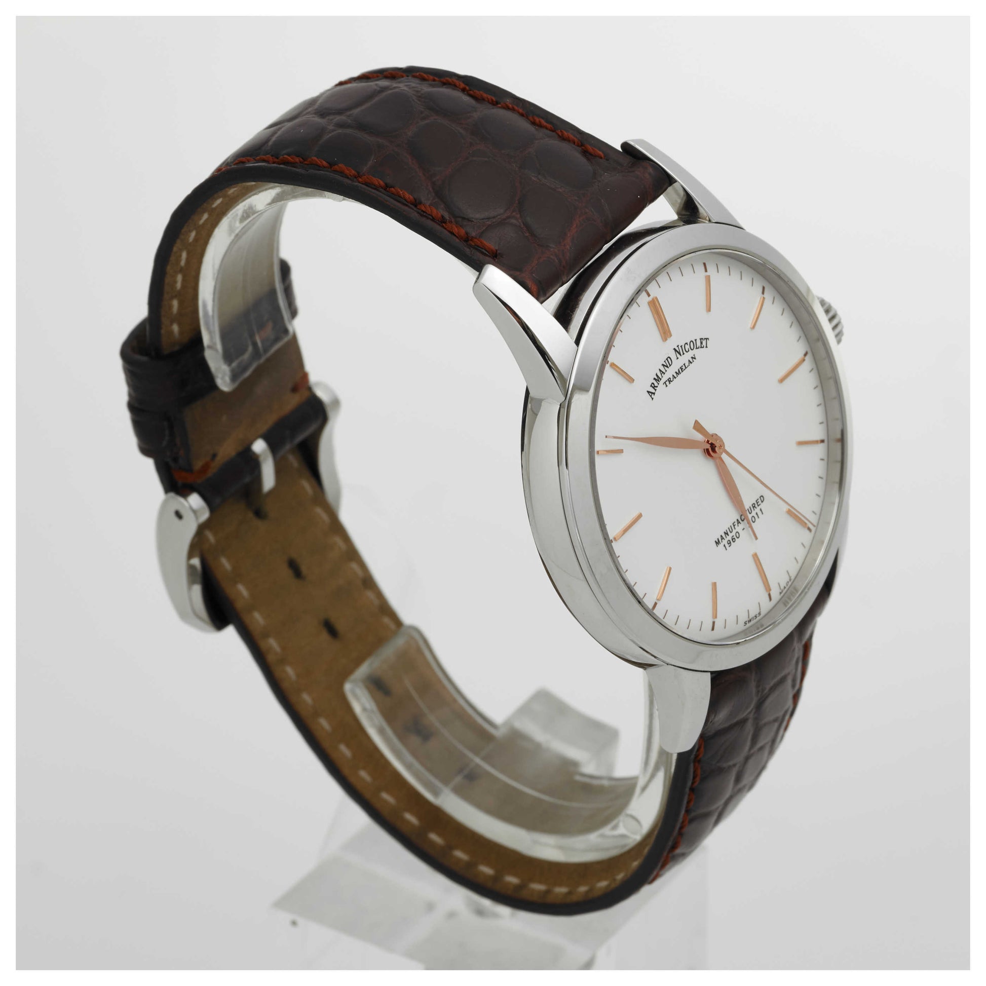 Armand Nicolet L10 Men's Manual-Wind Watch 9670A-AS-P670MR1-PO - Image #3