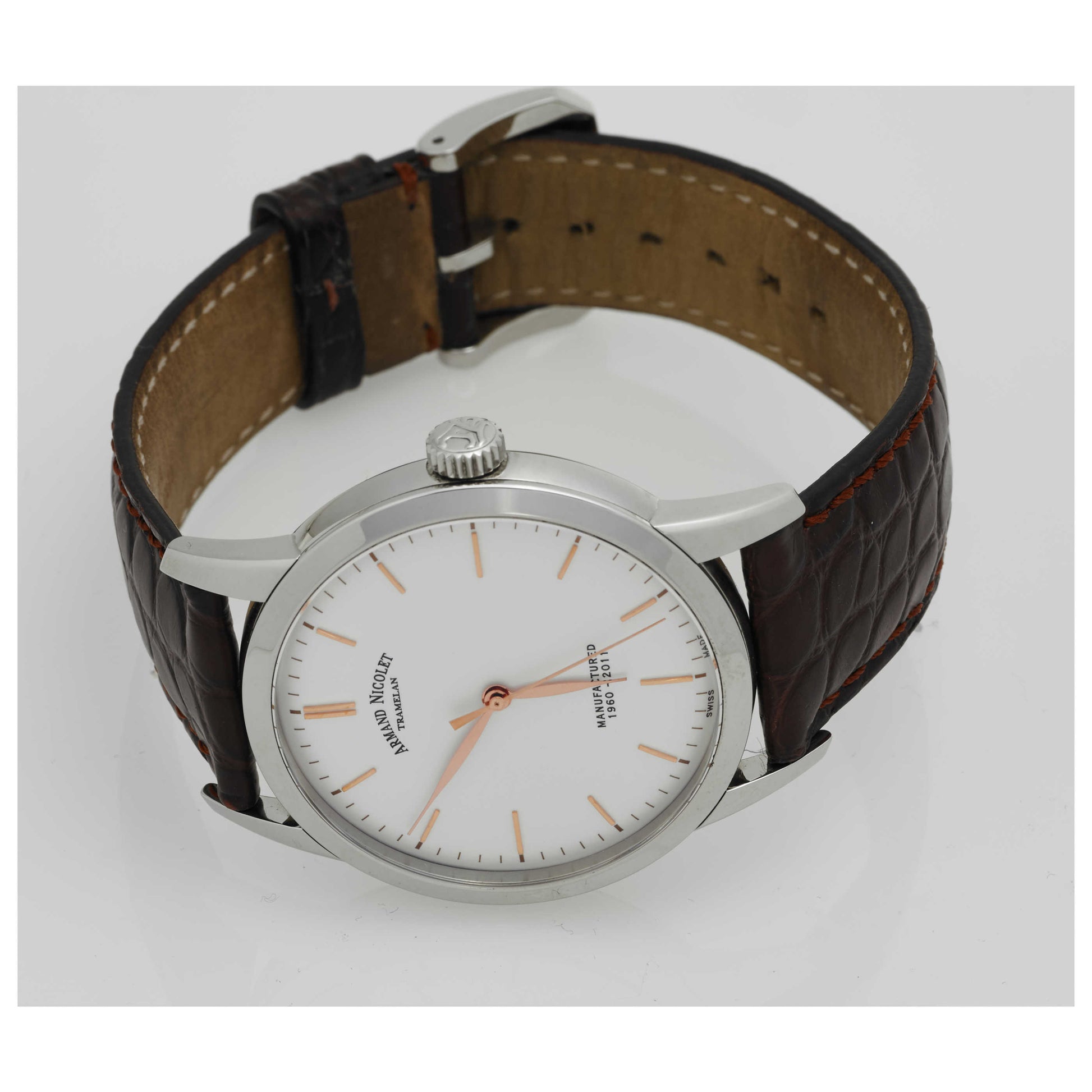Armand Nicolet L10 Men's Manual-Wind Watch 9670A-AS-P670MR1-PO - Image #8