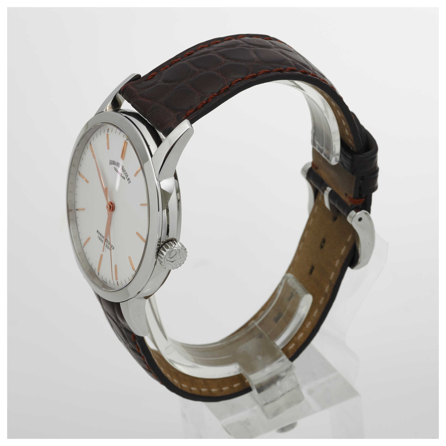 Armand Nicolet L10 Men's Manual-Wind Watch 9670A-AS-P670MR1-PO - Image #4
