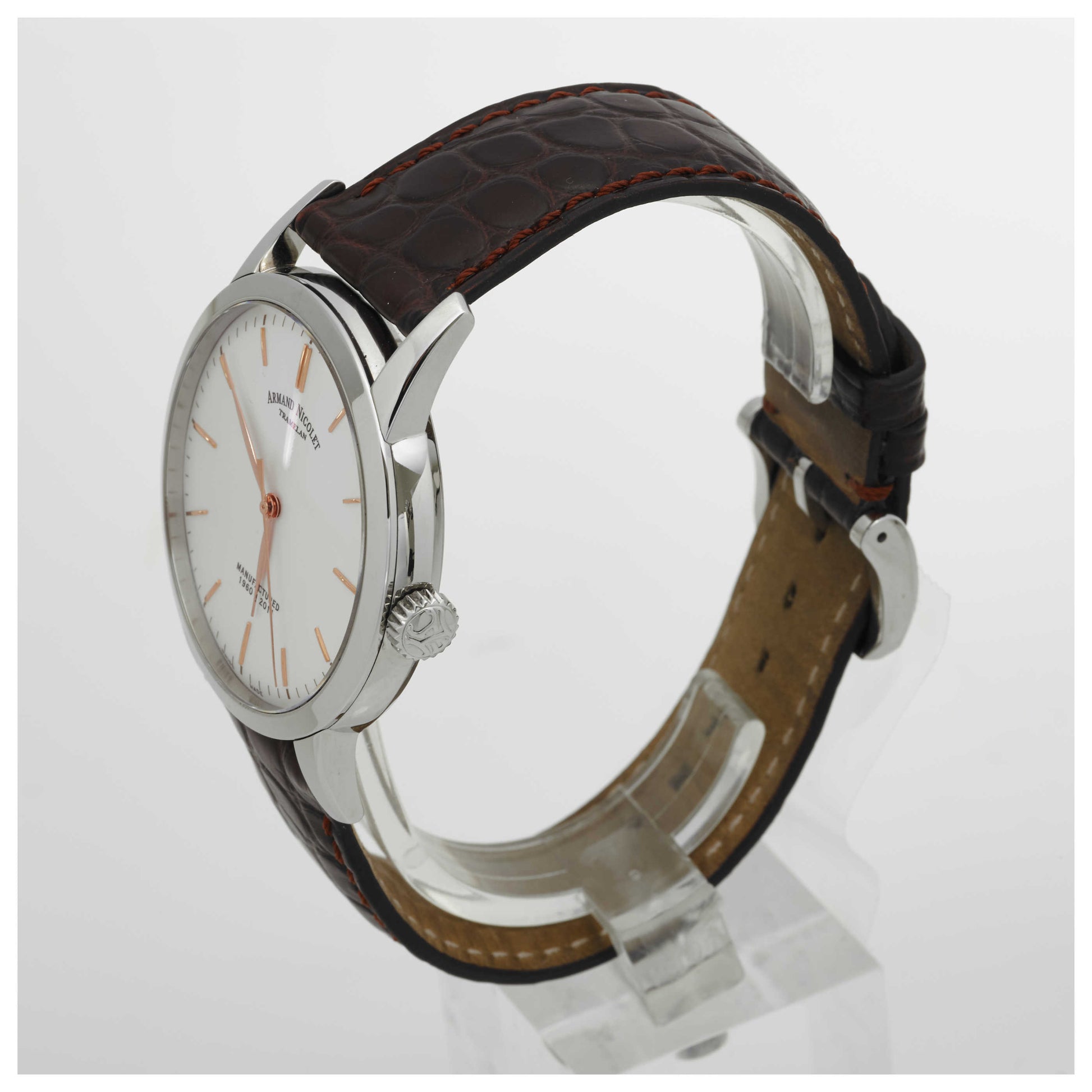 Armand Nicolet L10 Men's Manual-Wind Watch 9670A-AS-P670MR1-PO - Image #4