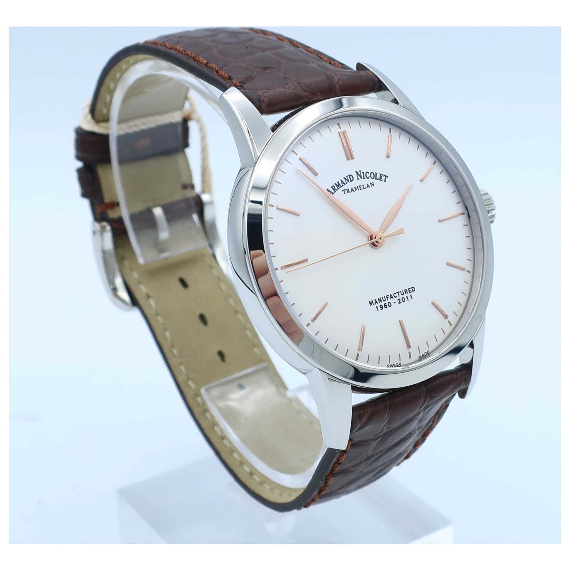 Armand Nicolet L10 Men's Manual-Wind Watch 9670A-AS-P670MR1-SD - Image #3