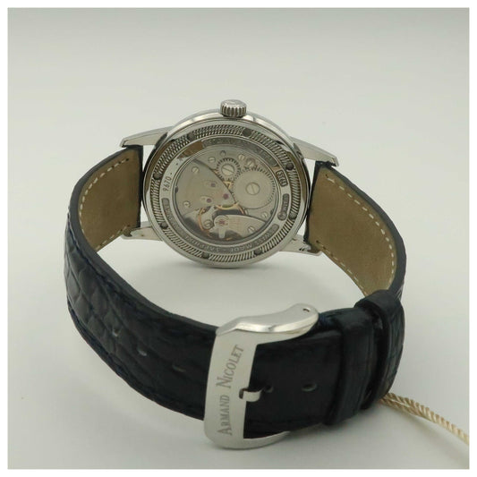 Armand Nicolet L10 Men's Manual-Wind Watch 9670A-BS-P670BU1-PO - Image #2