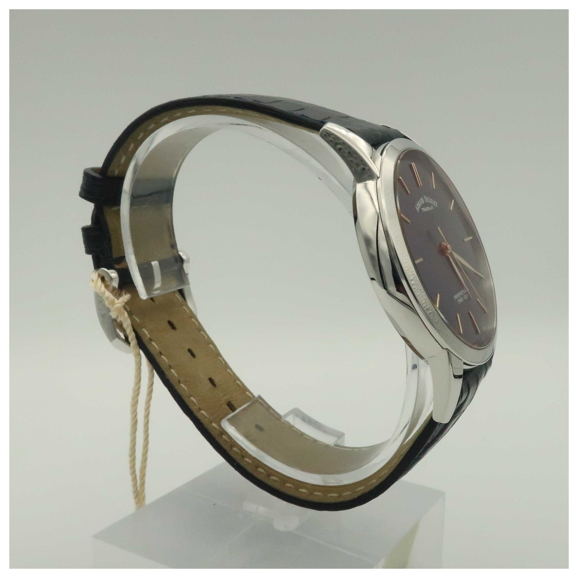 Armand Nicolet L10 Men's Manual-Wind Watch 9670A-BS-P670BU1-PO - Image #3