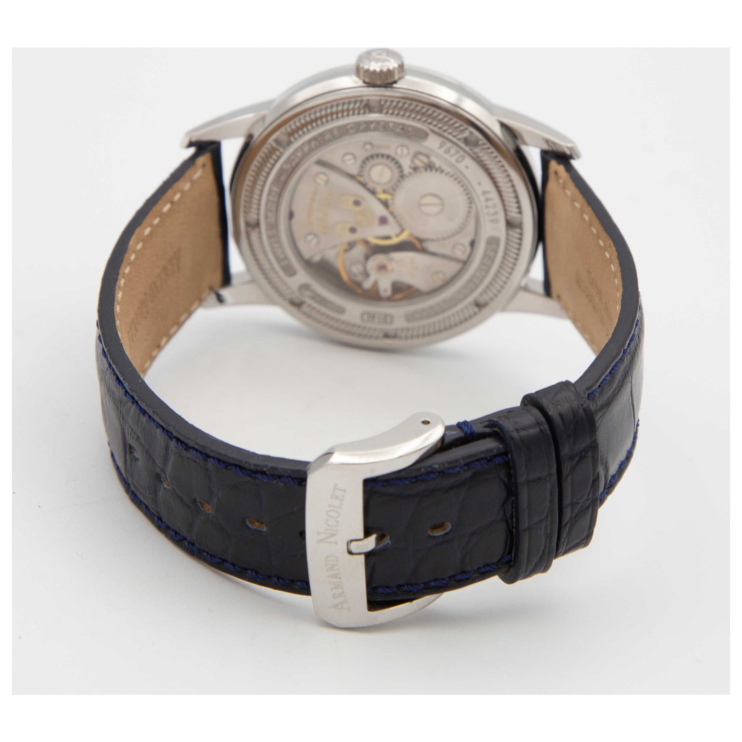 Armand Nicolet L10 Men's Manual-Wind Watch 9670A-BU-P670BU1-SDV - Image #2