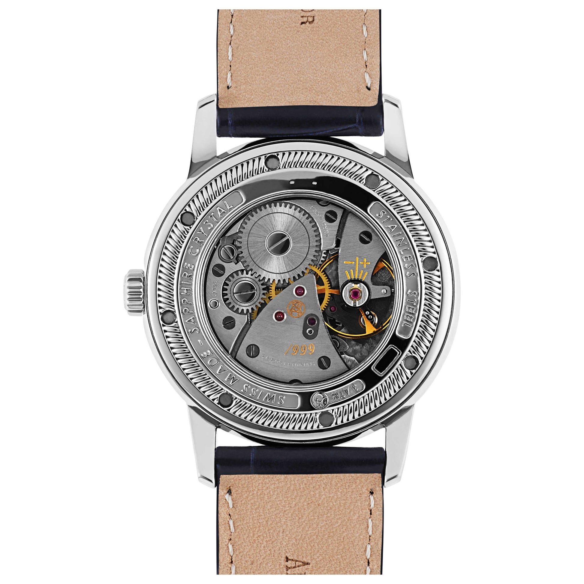 Armand Nicolet L10 Men's Manual-Wind Watch 9670A-BU-P670BU1 - Image #2