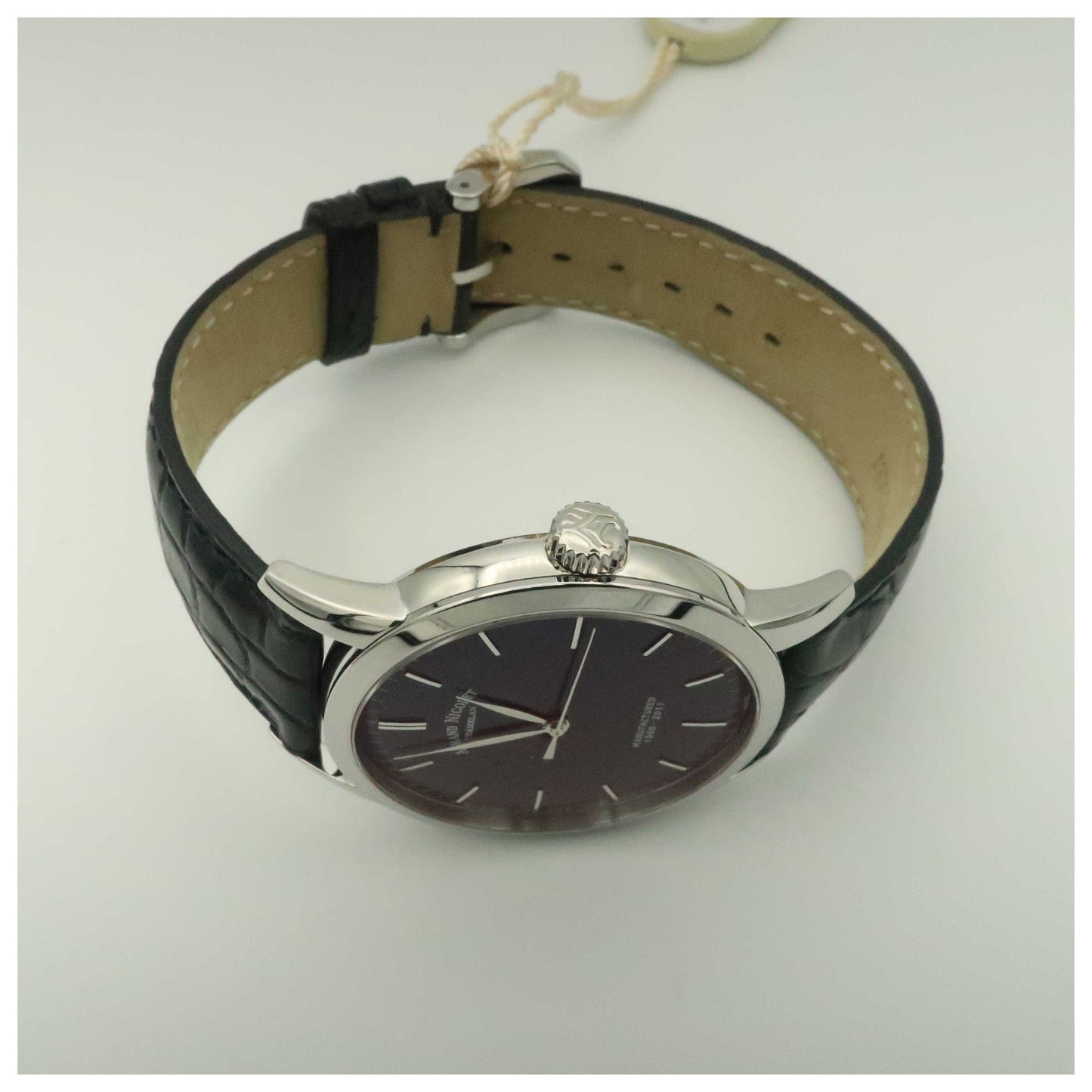 Armand Nicolet L10 Men's Manual-Wind Watch 9670A-BU-P670NR1-SDV - Image #8