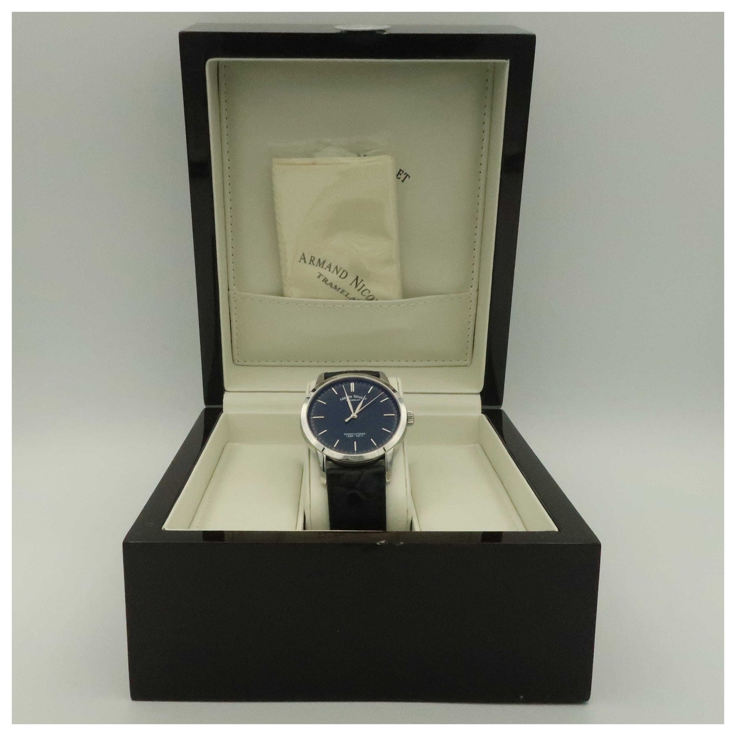 Armand Nicolet L10 Men's Manual-Wind Watch 9670A-BU-P670NR1-SDV - Image #6