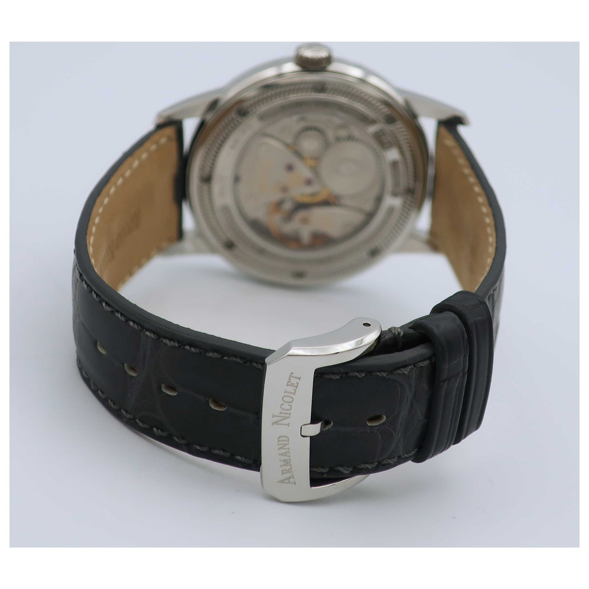 Armand Nicolet L10 Men's Manual-Wind Watch 9670A-GR-P670GR1-SD - Image #2