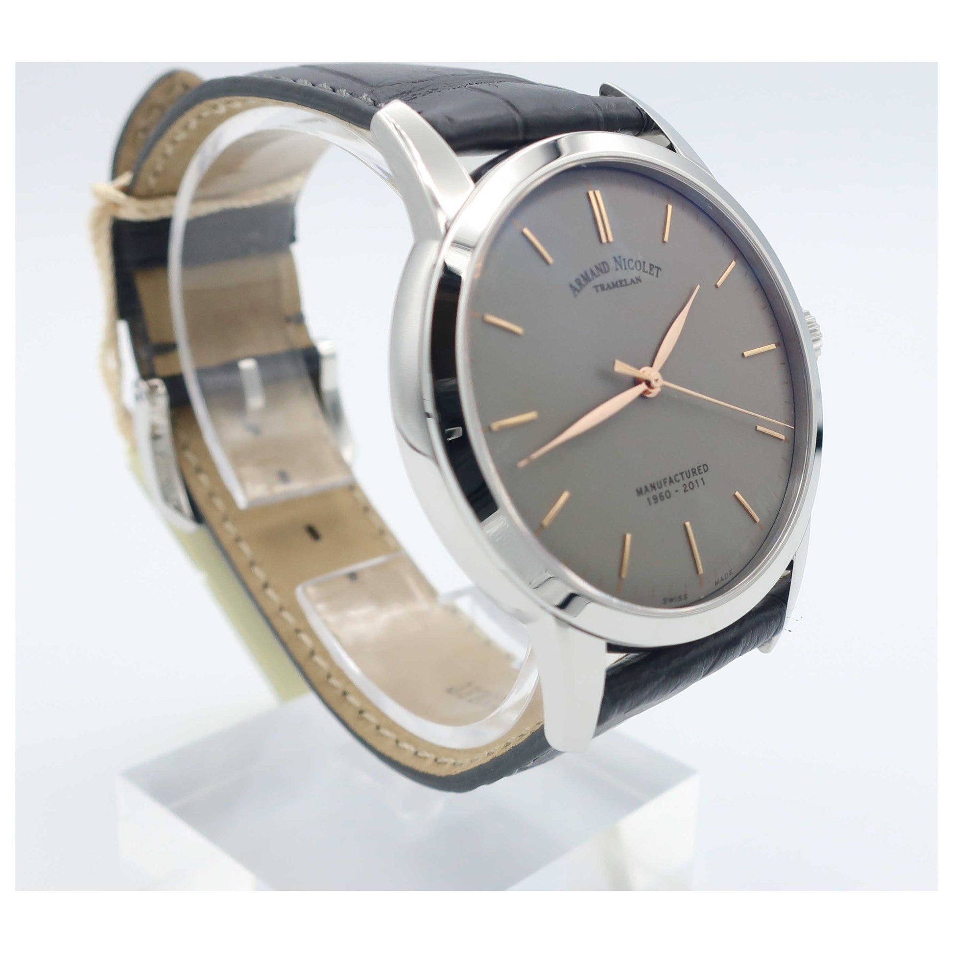 Armand Nicolet L10 Men's Manual-Wind Watch 9670A-GS-P670GR1-SD - Image #3