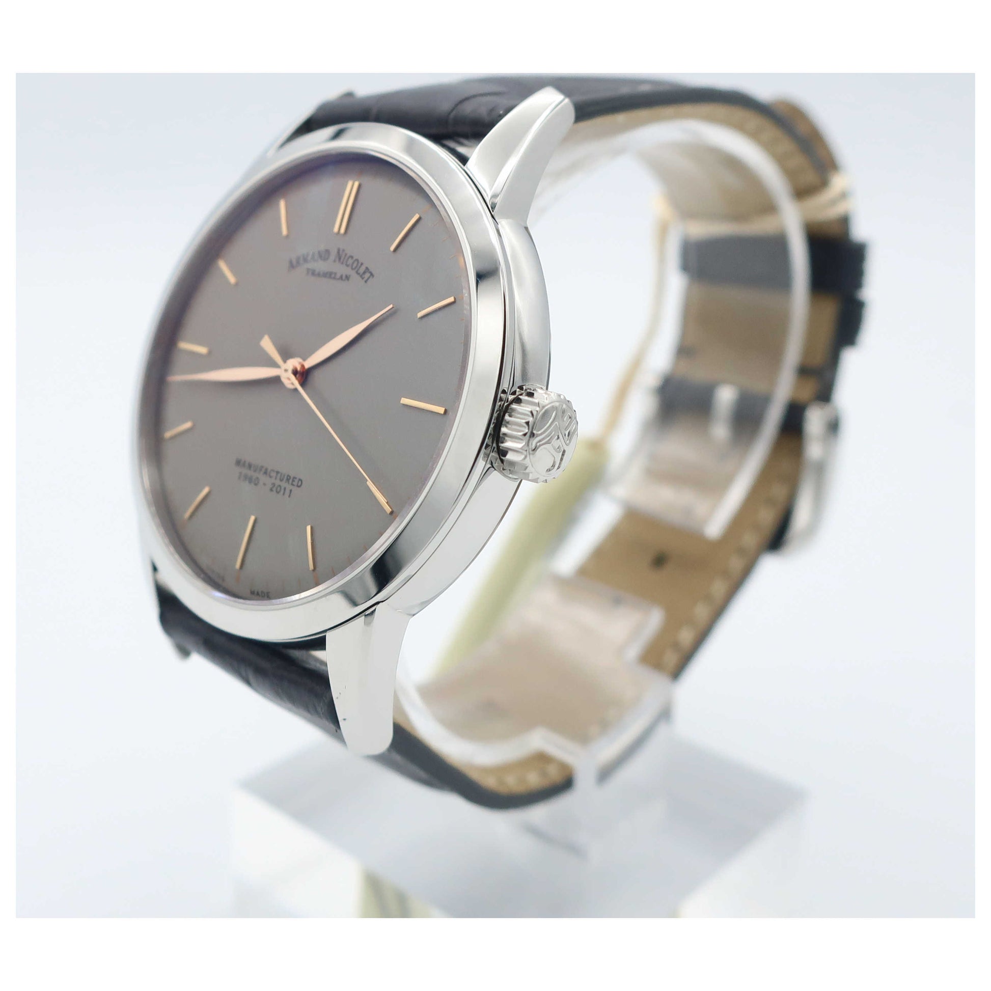 Armand Nicolet L10 Men's Manual-Wind Watch 9670A-GS-P670GR1-SD - Image #4