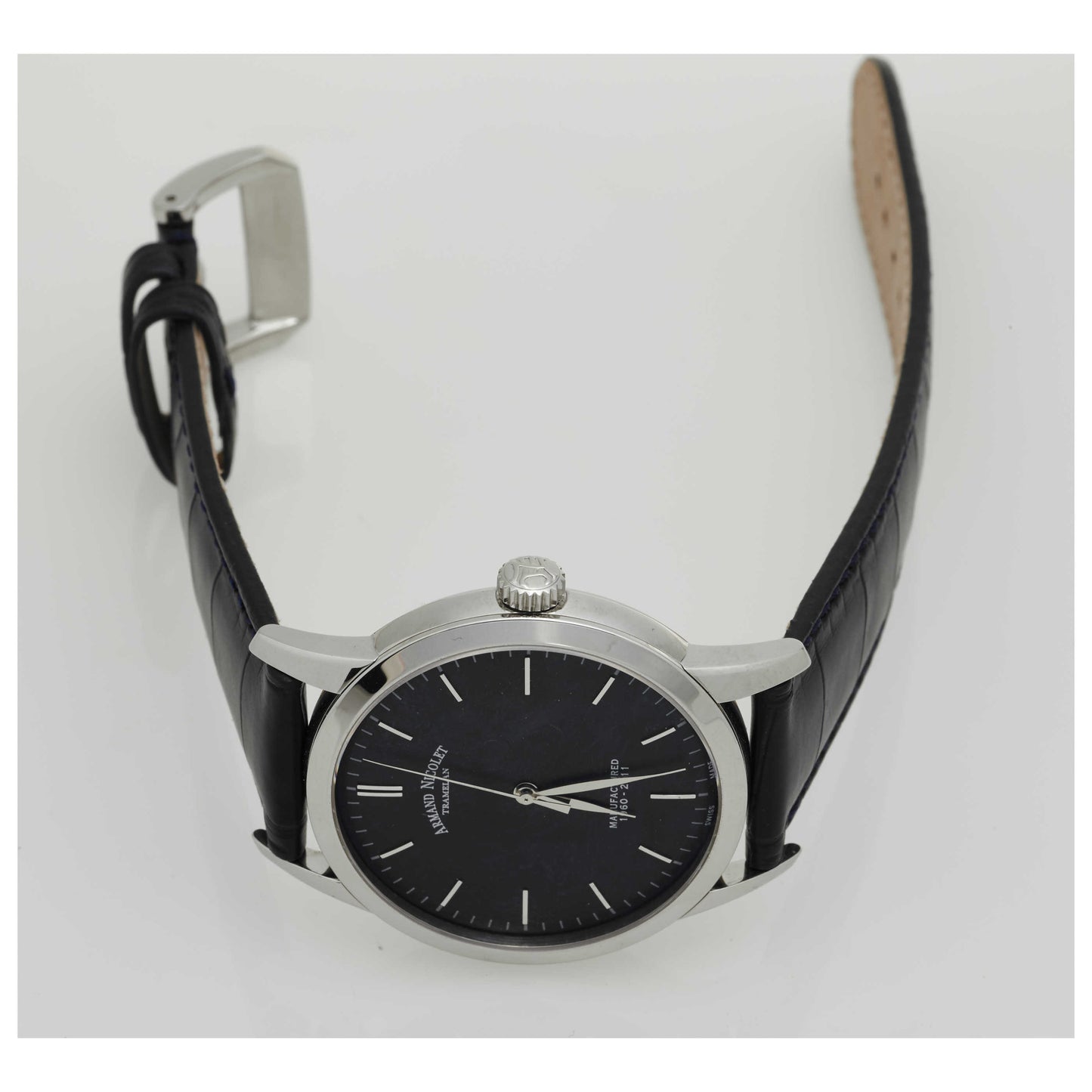 Armand Nicolet L10 Men's Manual-Wind Watch 9670A-NR-P670NR1-PO - Image #8