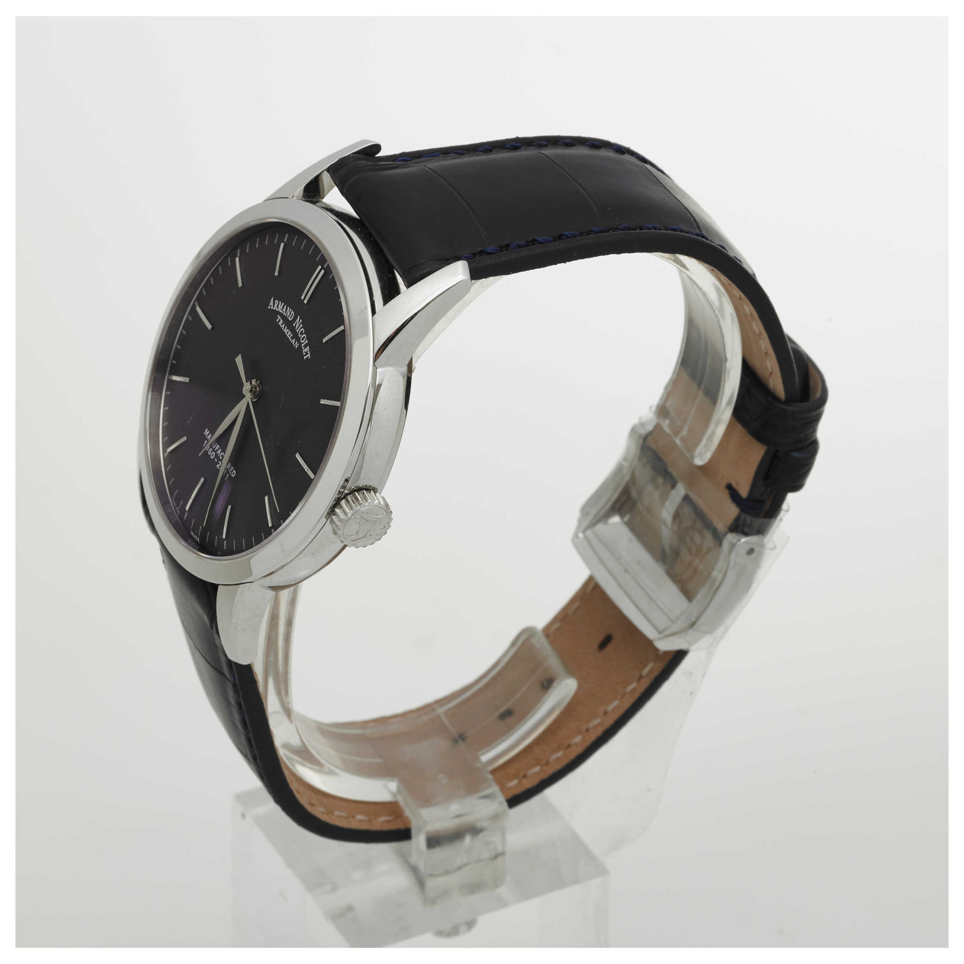 Armand Nicolet L10 Men's Manual-Wind Watch 9670A-NR-P670NR1-PO - Image #4
