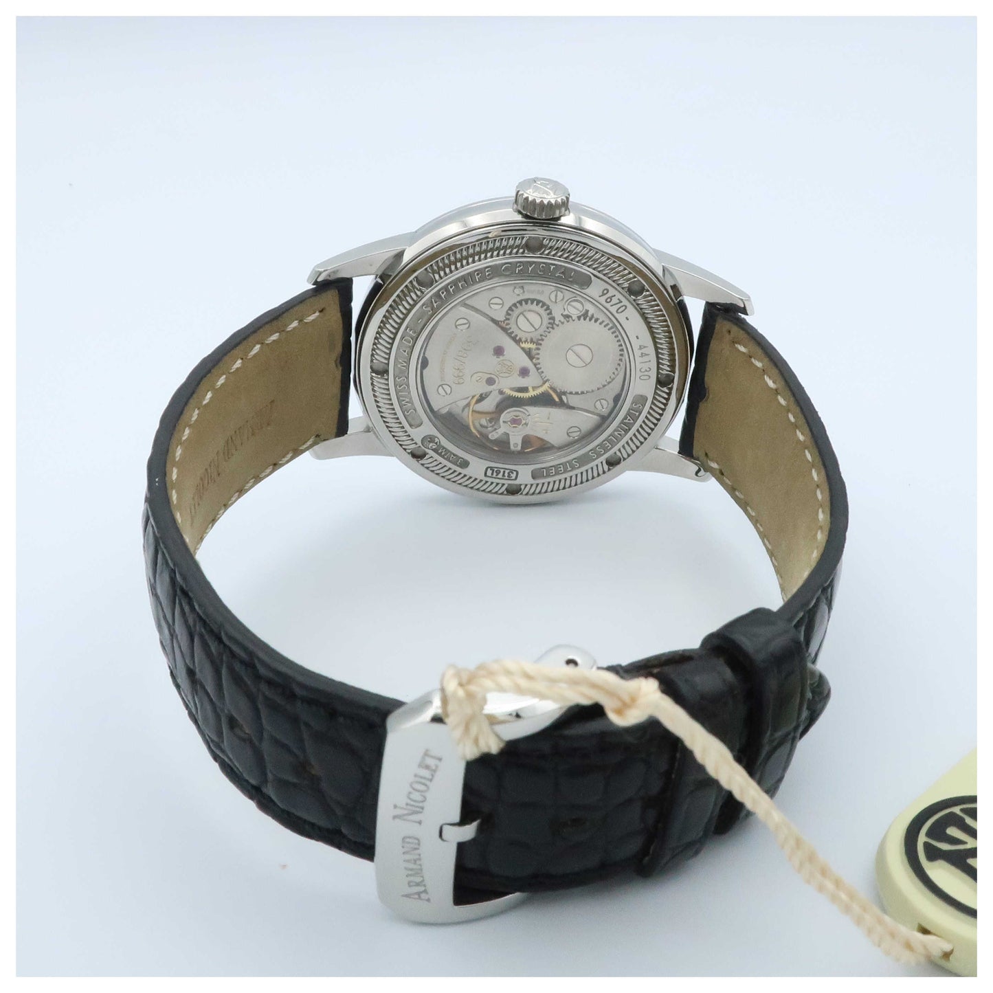 Armand Nicolet L10 Men's Manual-Wind Watch 9670A-NR-P670NR1-SDV - Image #2
