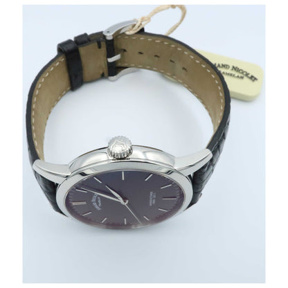 Armand Nicolet L10 Men's Manual-Wind Watch 9670A-NR-P670NR1-SDV - Image #8