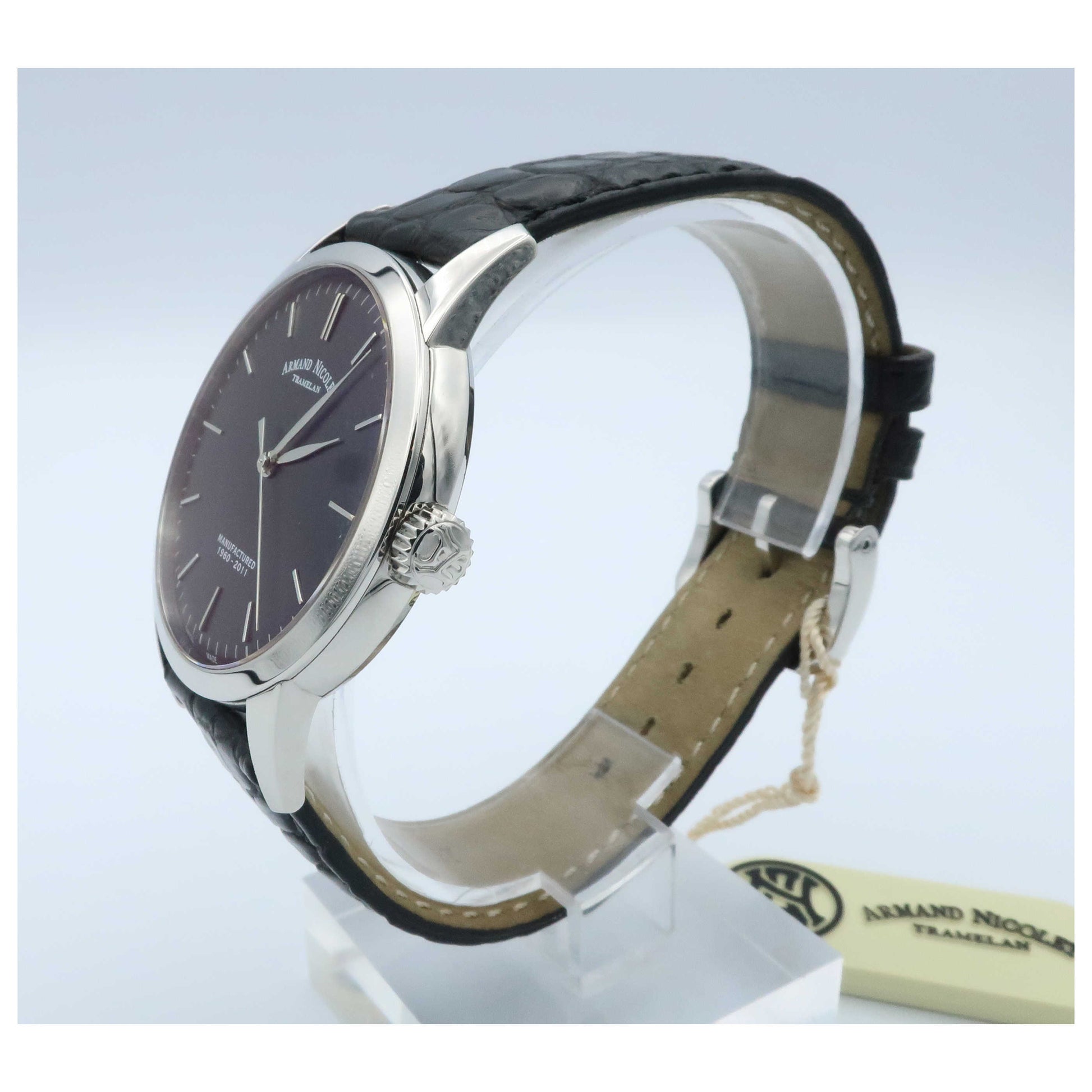 Armand Nicolet L10 Men's Manual-Wind Watch 9670A-NR-P670NR1-SDV - Image #4