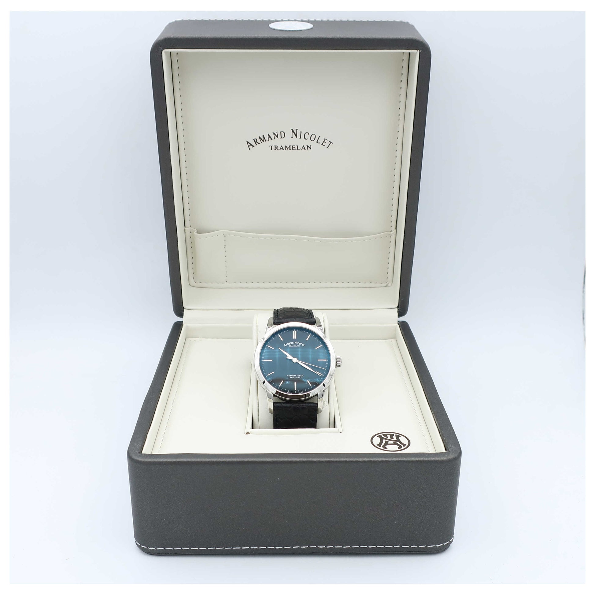 Armand Nicolet L10 Men's Manual-Wind Watch 9670A-NR-P670NR1-SD - Image #6