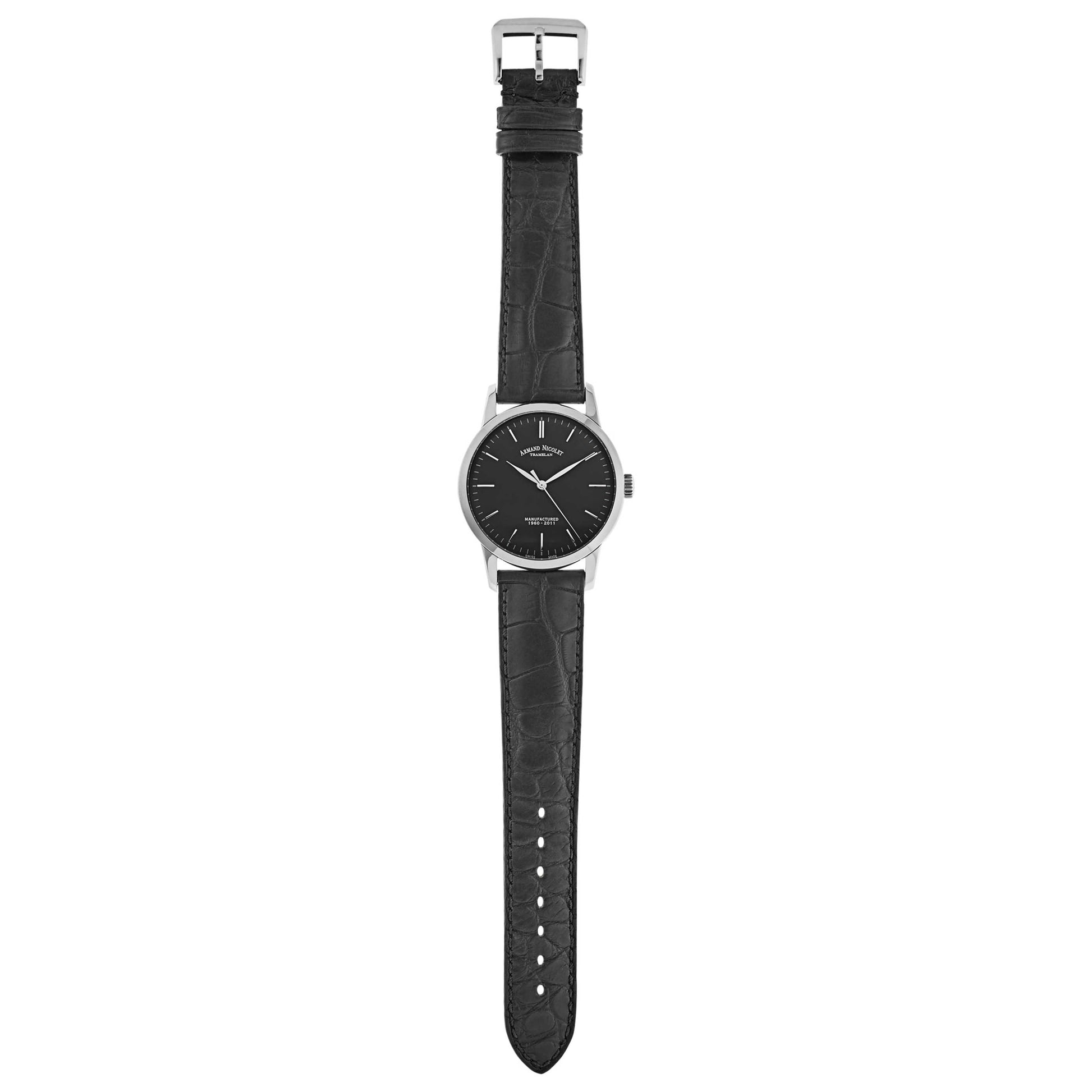 Armand Nicolet L10 Men's Manual-Wind Watch 9670A-NR-P670NR1 - Image #8