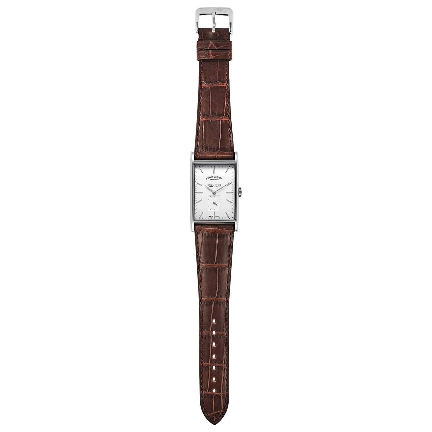 Armand Nicolet L11 Men's Manual-Wind Watch 9680A-AG-P680MR4 - Image #8