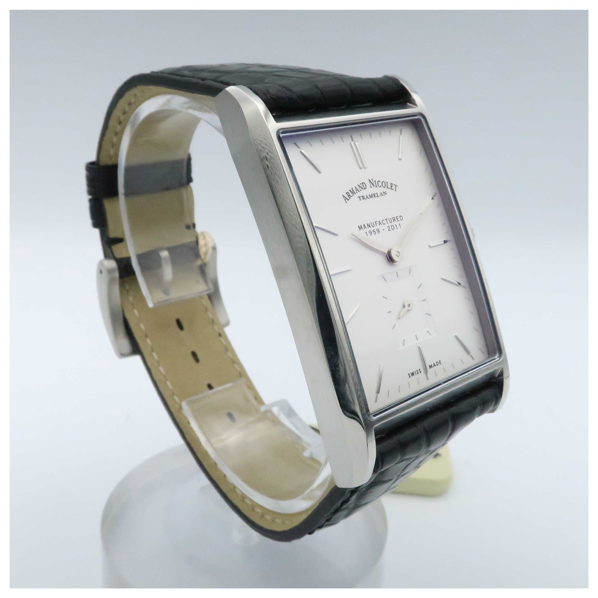 Armand Nicolet L11 Men's Manual-Wind Watch 9680A-AG-P680NR4-SD - Image #3