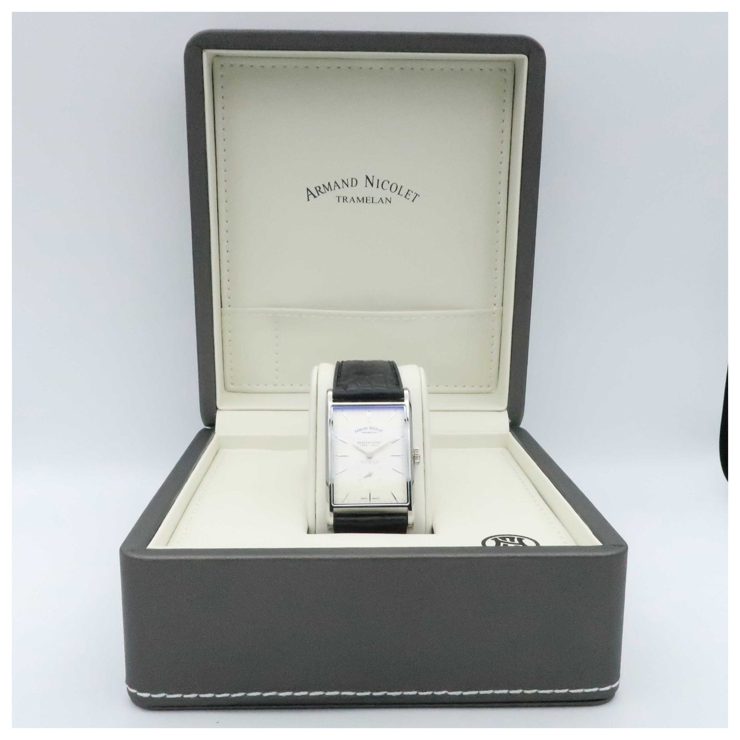 Armand Nicolet L11 Men's Manual-Wind Watch 9680A-AG-P680NR4-SD - Image #6