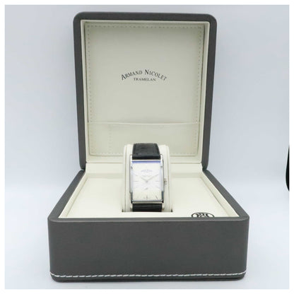 Armand Nicolet L11 Men's Manual-Wind Watch 9680A-AG-P680NR4-SD - Image #6