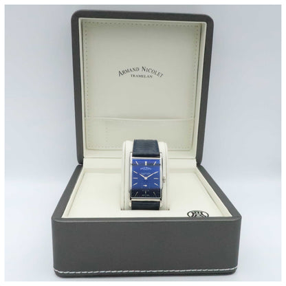 Armand Nicolet L11 Men's Manual-Wind Watch 9680A-BU-P680BU4-SD - Image #6