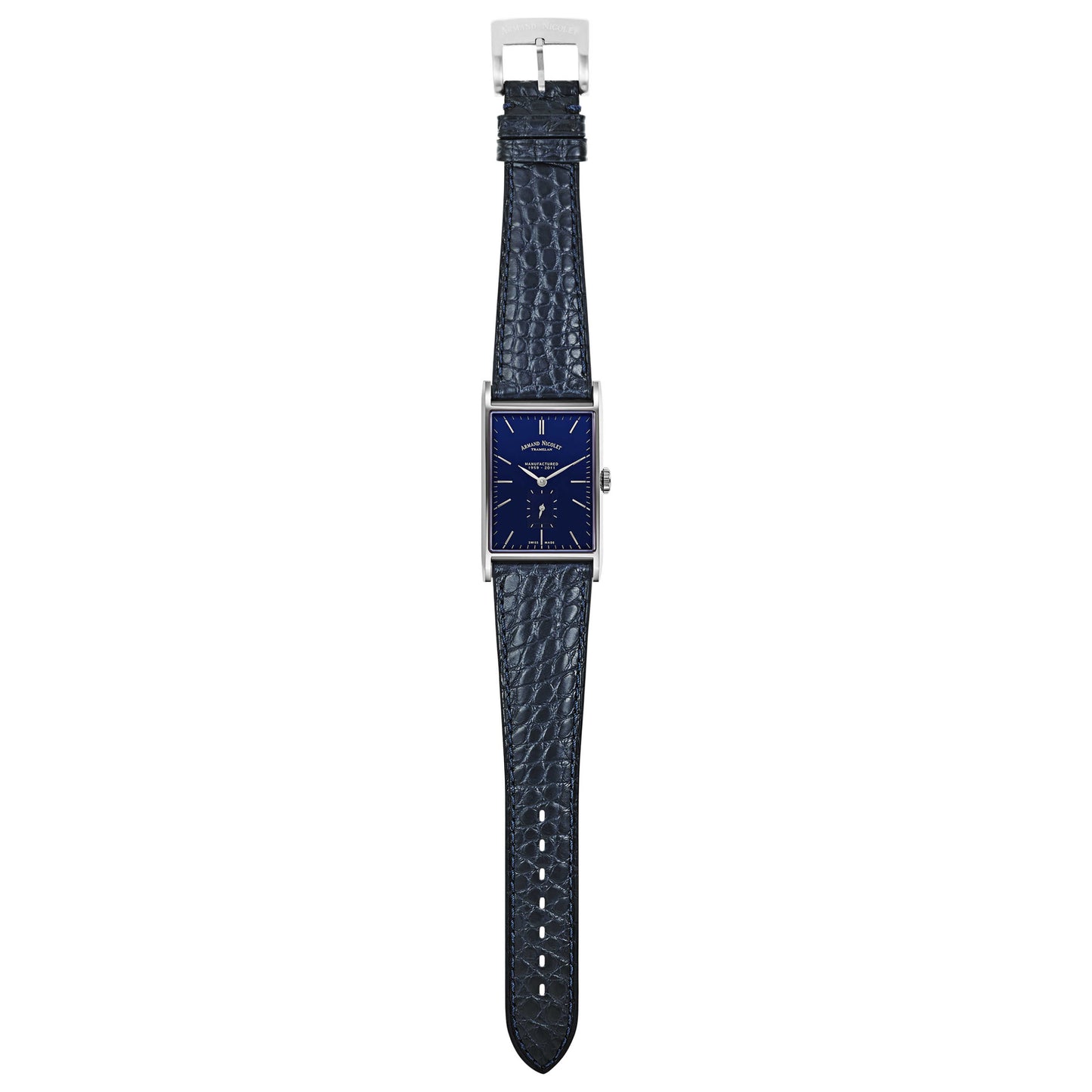 Armand Nicolet L11 Men's Manual-Wind Watch 9680A-BU-P680BU4 - Image #8