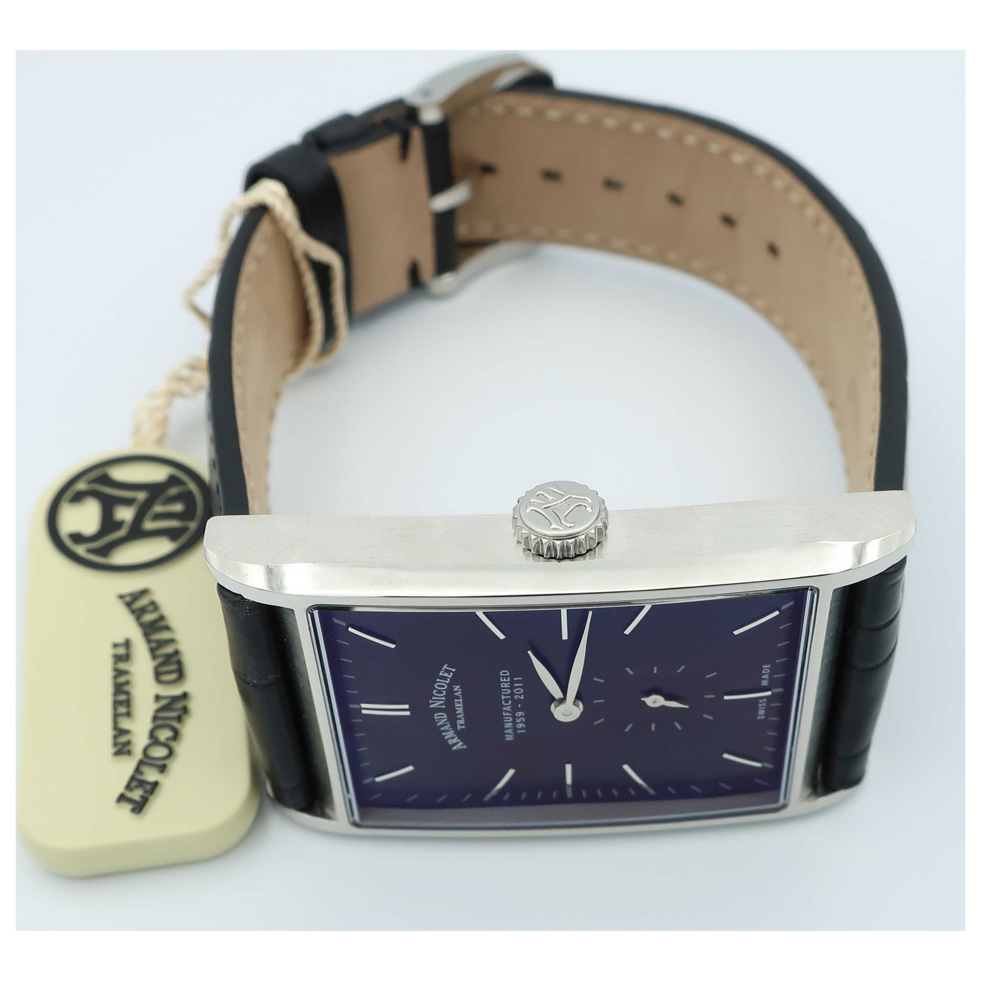 Armand Nicolet L11 Men's Manual-Wind Watch 9680A-NR-P680NR4-SD - Image #8