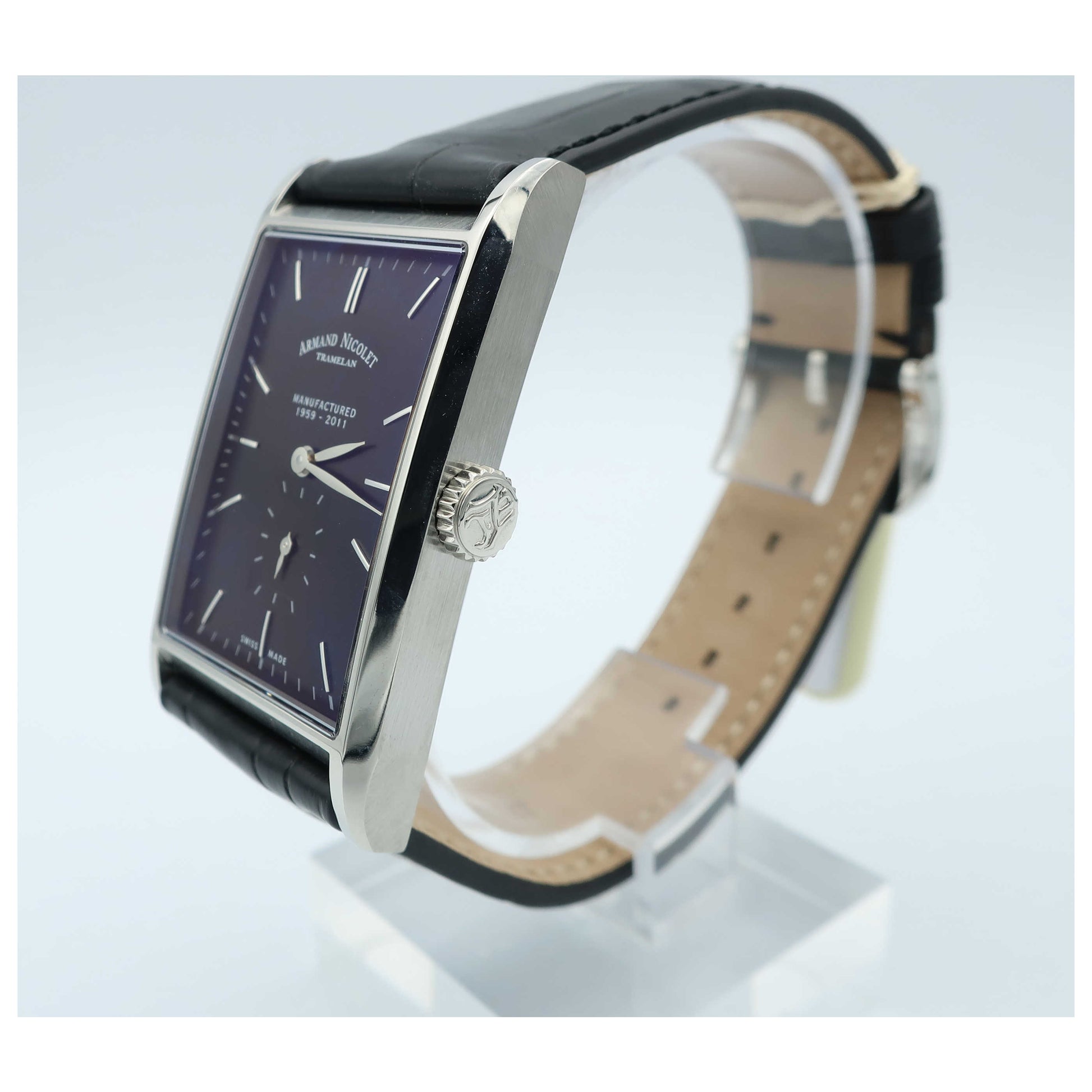 Armand Nicolet L11 Men's Manual-Wind Watch 9680A-NR-P680NR4-SD - Image #4