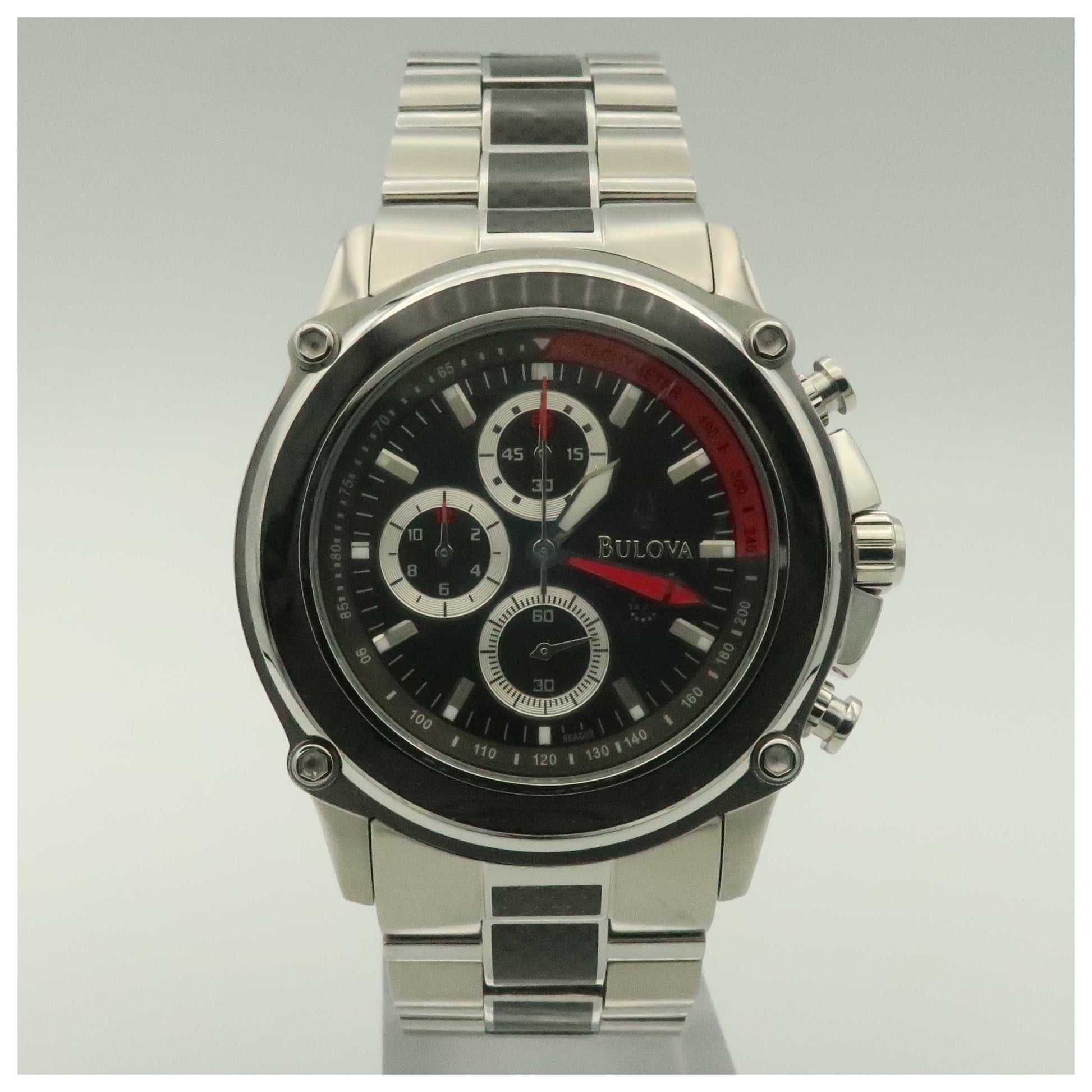 Front view of Bulova Marine Star Men's Watch 96A002-SDV