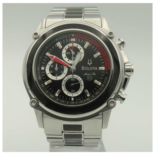 Front view of Bulova Marine Star Men's Watch 96A002-SD