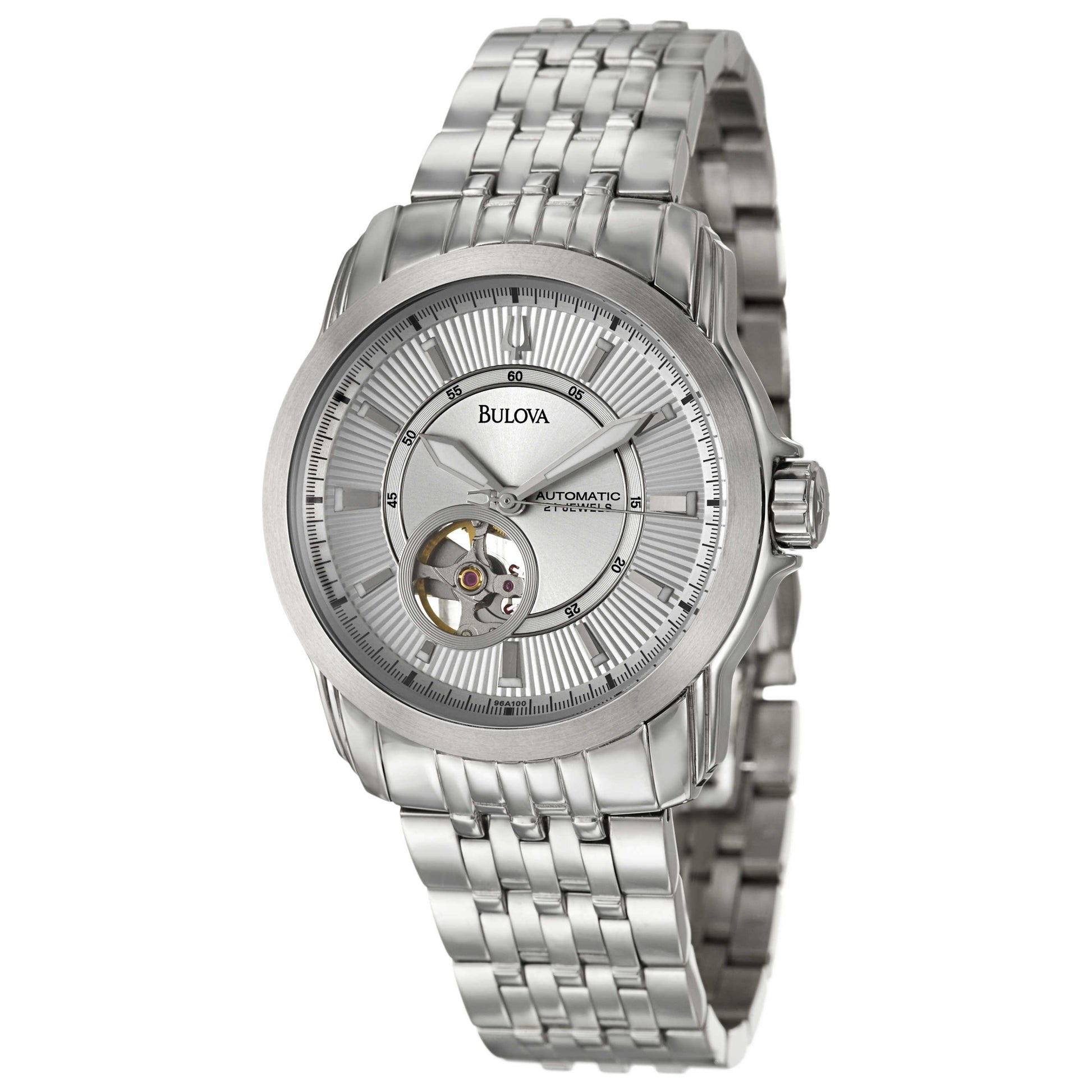 Front view of Bulova BVA Series Men's Automatic Watch 96A100