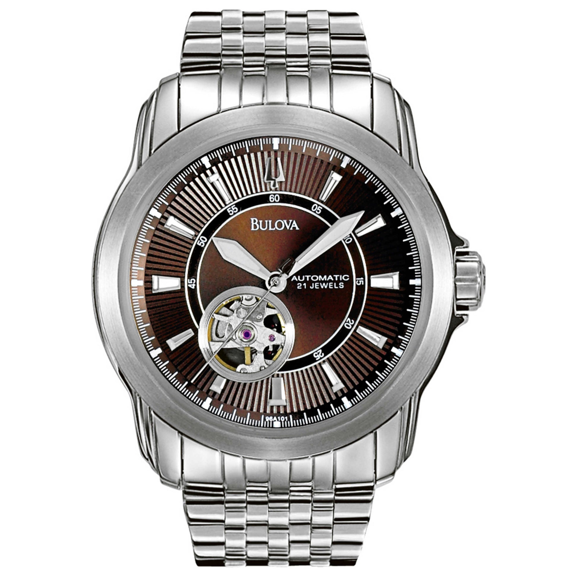 Front view of Bulova BVA Series Men's Automatic Watch 96A101