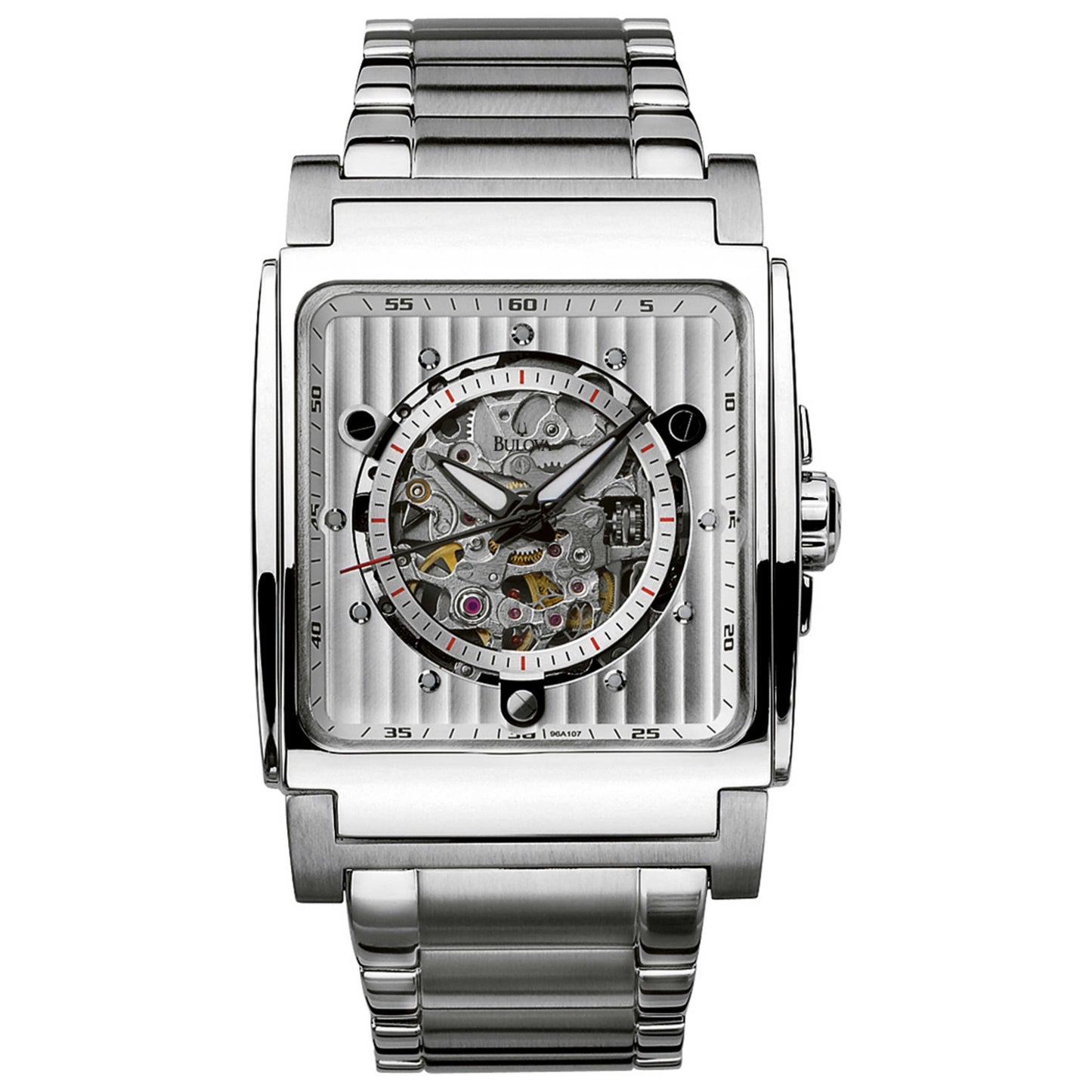 Front view of Bulova BVA Series Men's Automatic Watch 96A107