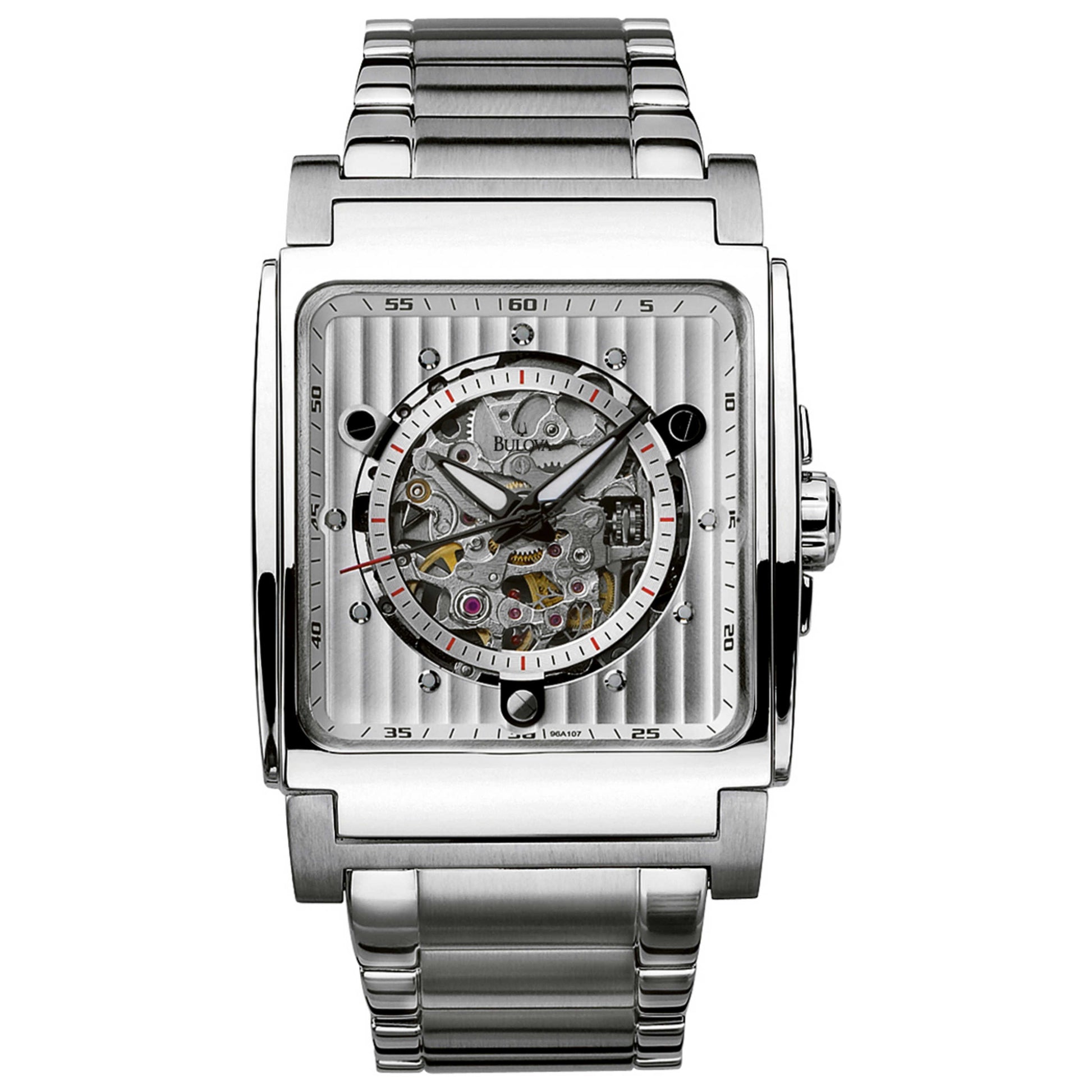 Front view of Bulova BVA Series Men's Automatic Watch 96A107