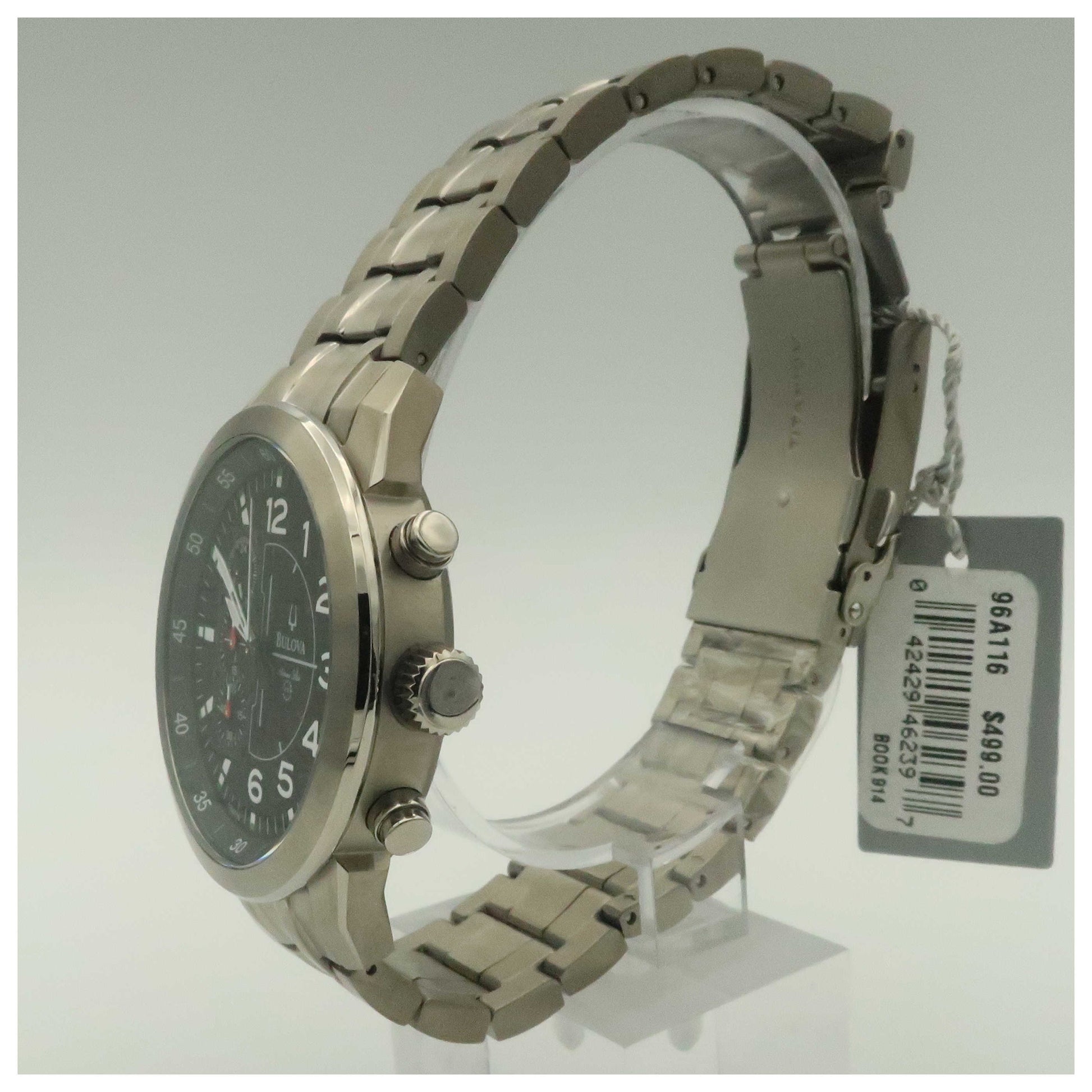 Bulova Marine Star Men's Quartz Watch 96A116-PO - Image #4