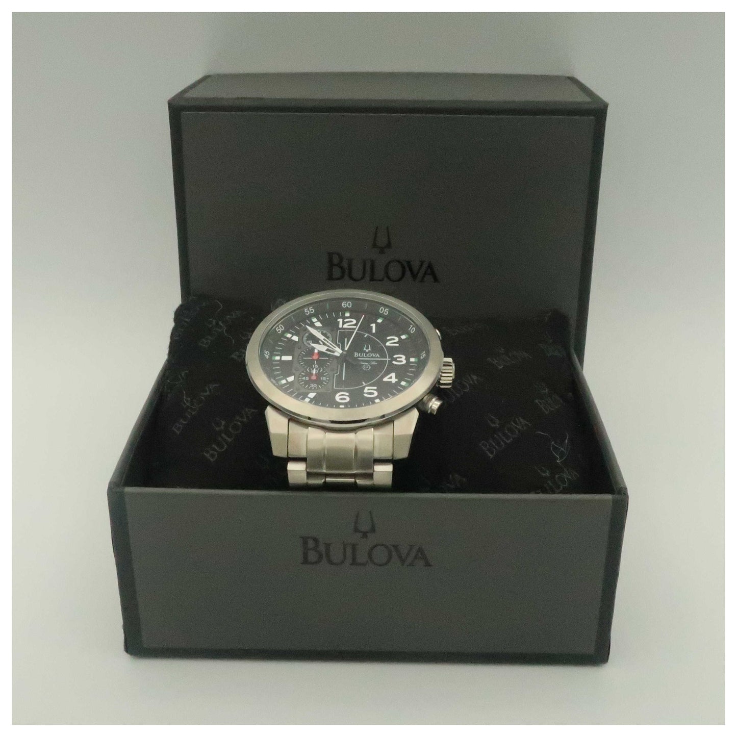 Bulova Marine Star Men's Quartz Watch 96A116-PO - Image #6