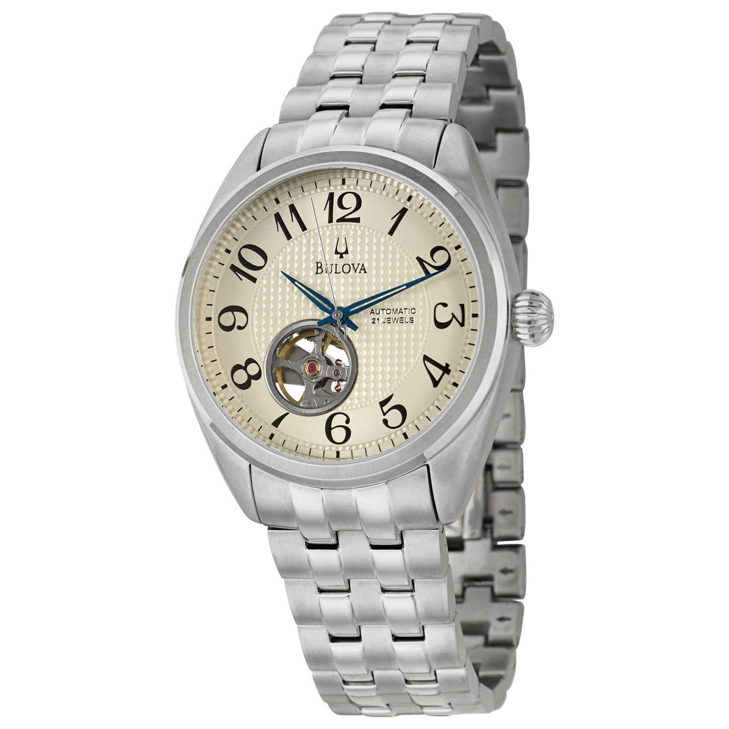 Front view of Bulova Mechanical Men's Automatic Watch 96A124