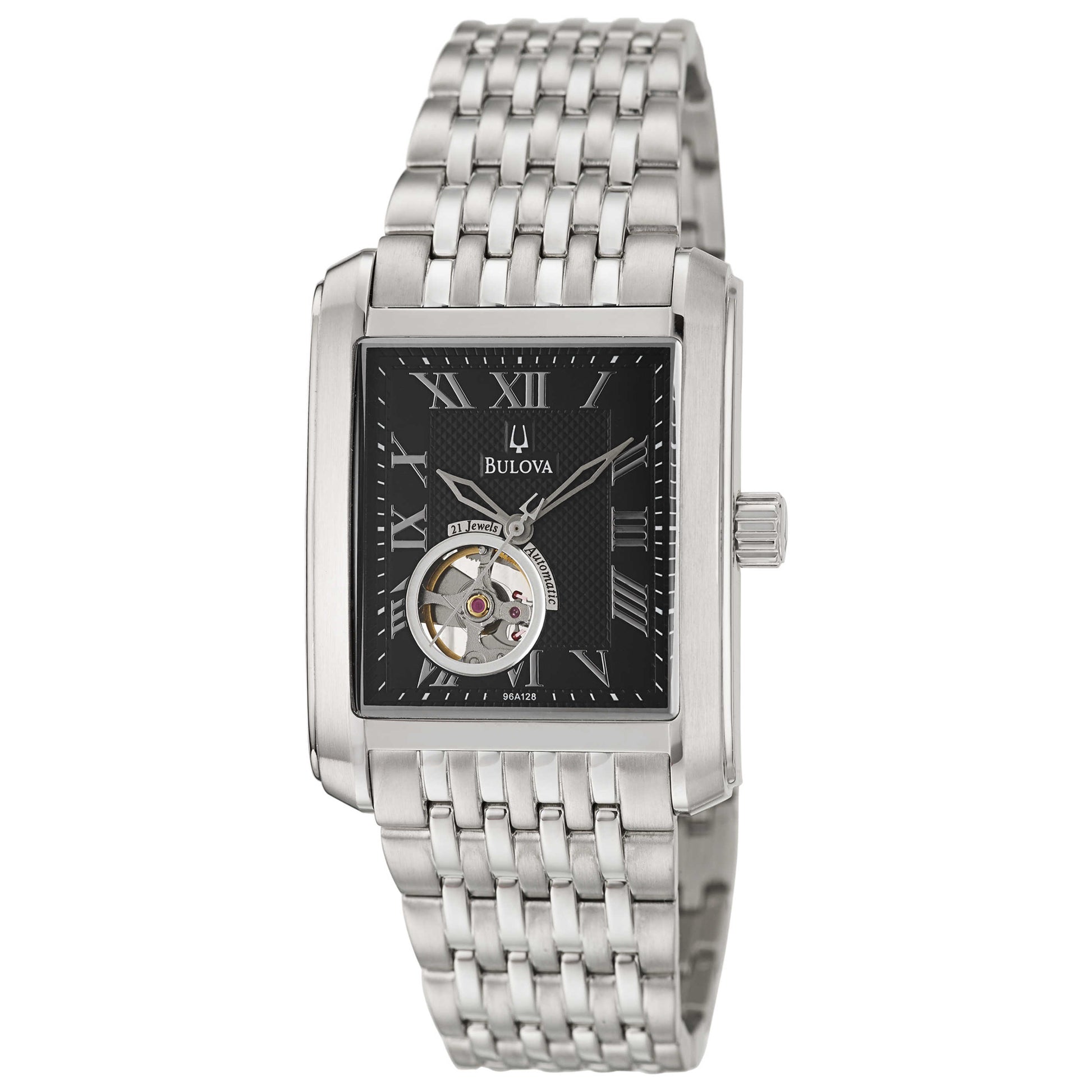Front view of Bulova BVA Series Men's Automatic Watch 96A128