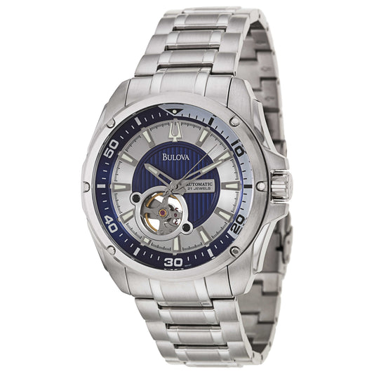 Front view of Bulova BVA Series Men's Automatic Watch 96A137