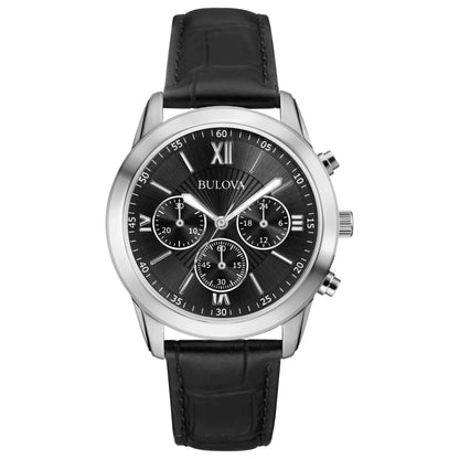 Front view of Bulova Classic Men's Quartz Watch 96A173